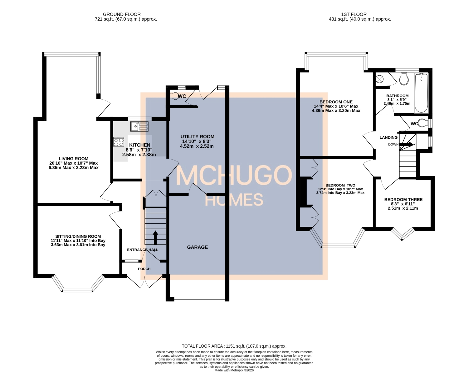 3 bed detached house for sale in Wyckham Close, Harborne, B17 0TB - Property floorplan