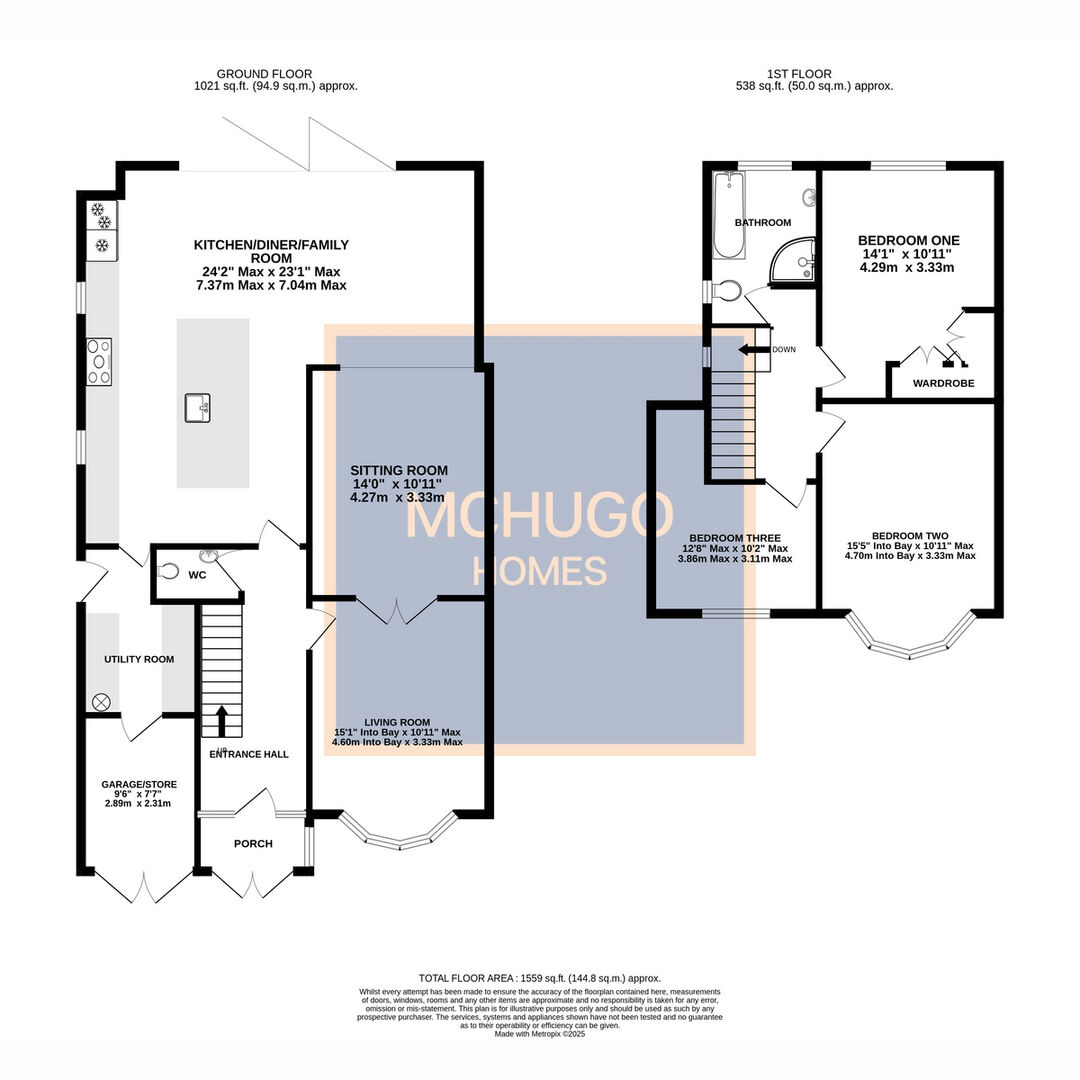 3 bed semi-detached house for sale in Ravenhurst Road, Harborne, B17 9SP - Property floorplan