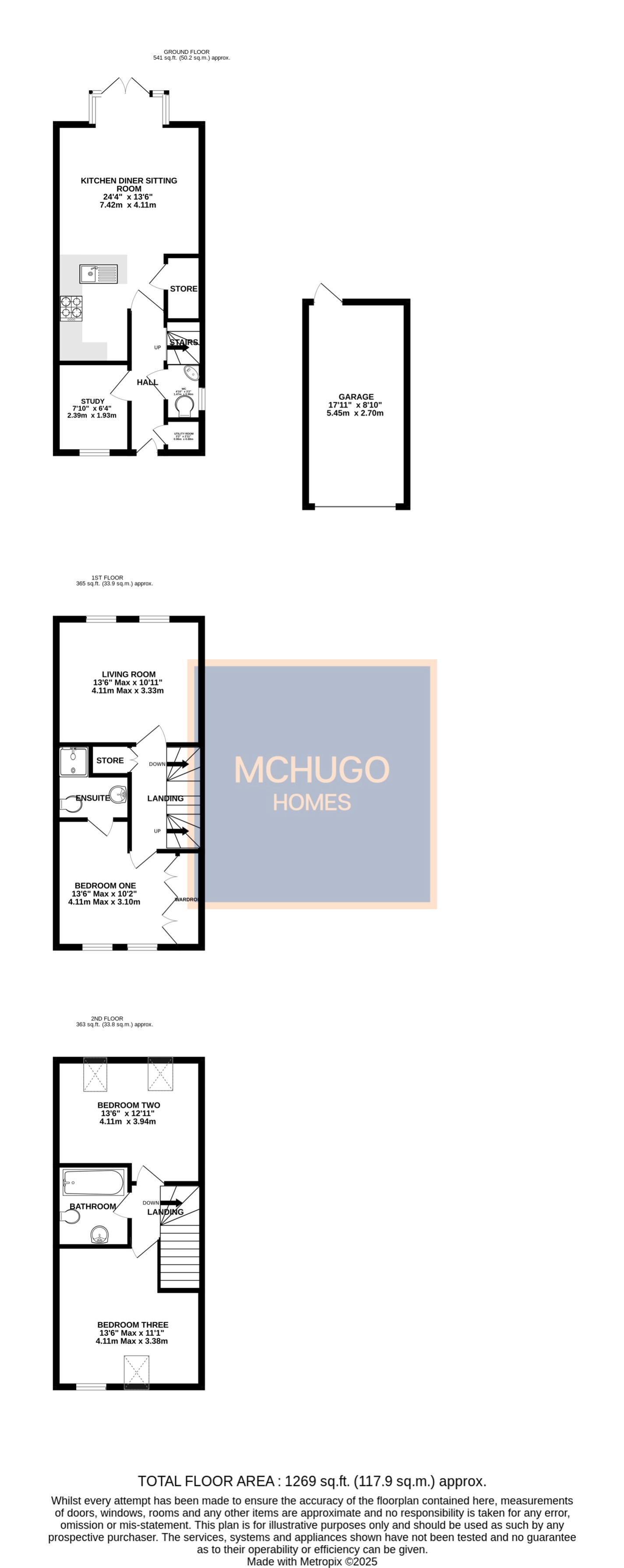 3 bed semi-detached house for sale in Perrott Way, Harborne, B17 8LW - Property floorplan