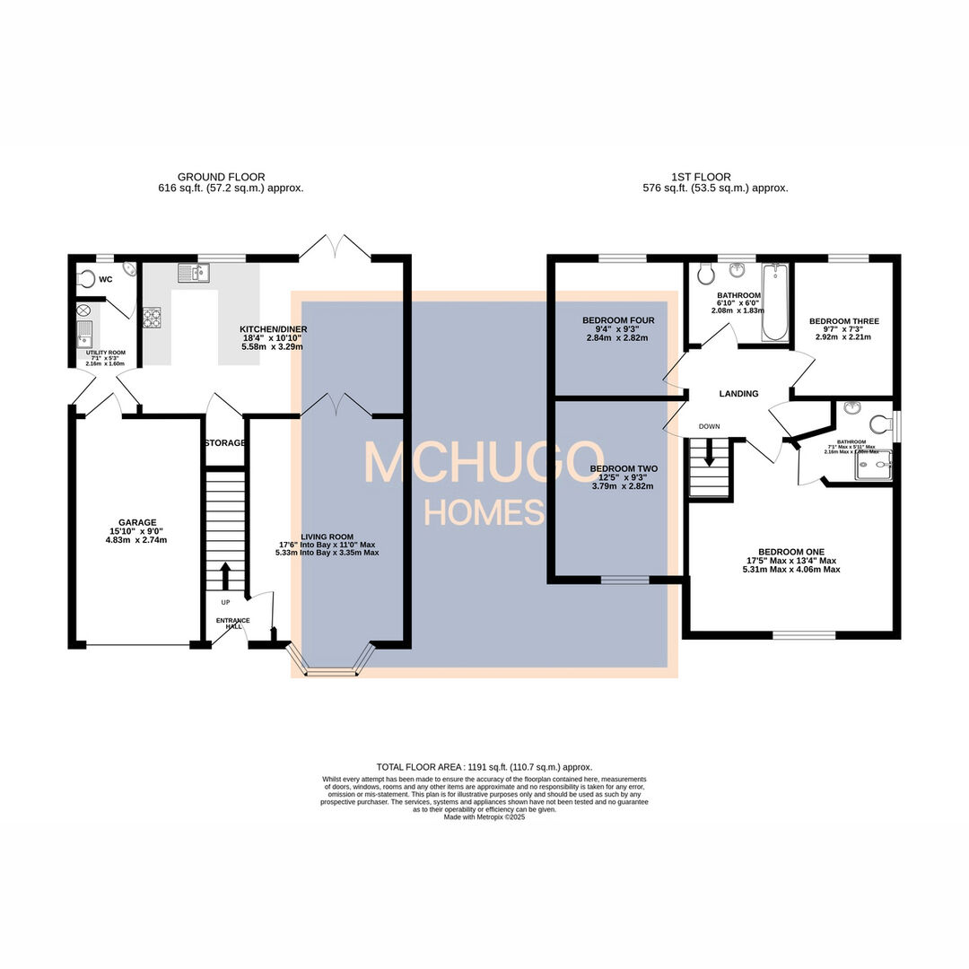 4 bed detached house for sale in Martineau Drive, Harborne, B32 2AS - Property floorplan