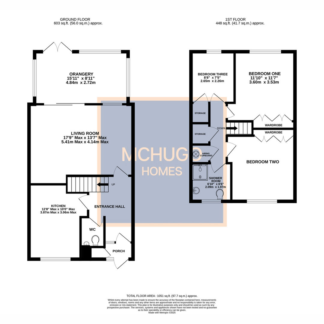 3 bed terraced house for sale in Berrow Drive, Edgbaston, B15 3UB - Property floorplan