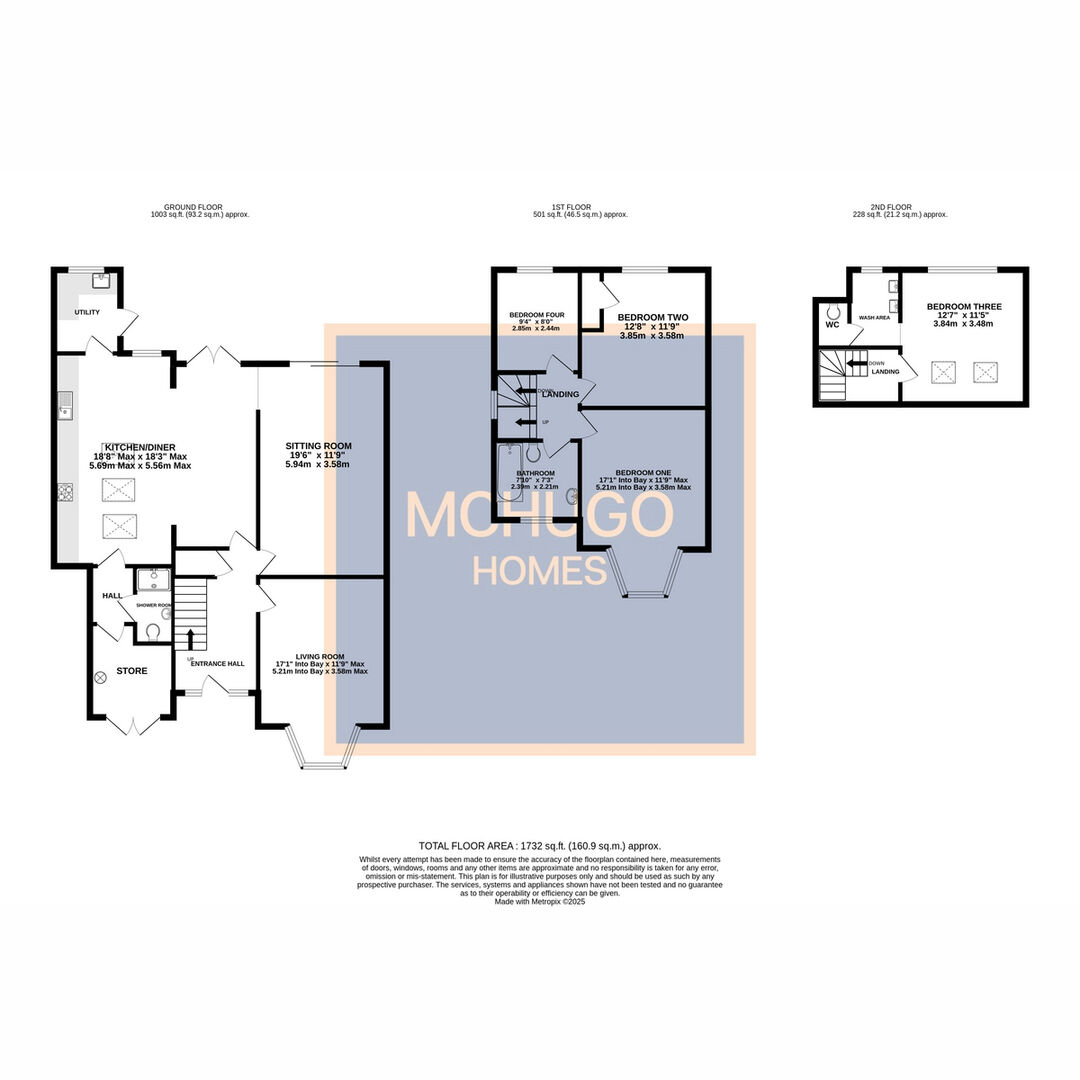 4 bed semi-detached house for sale in Ravenhurst Road, Harborne, B17 - Property floorplan