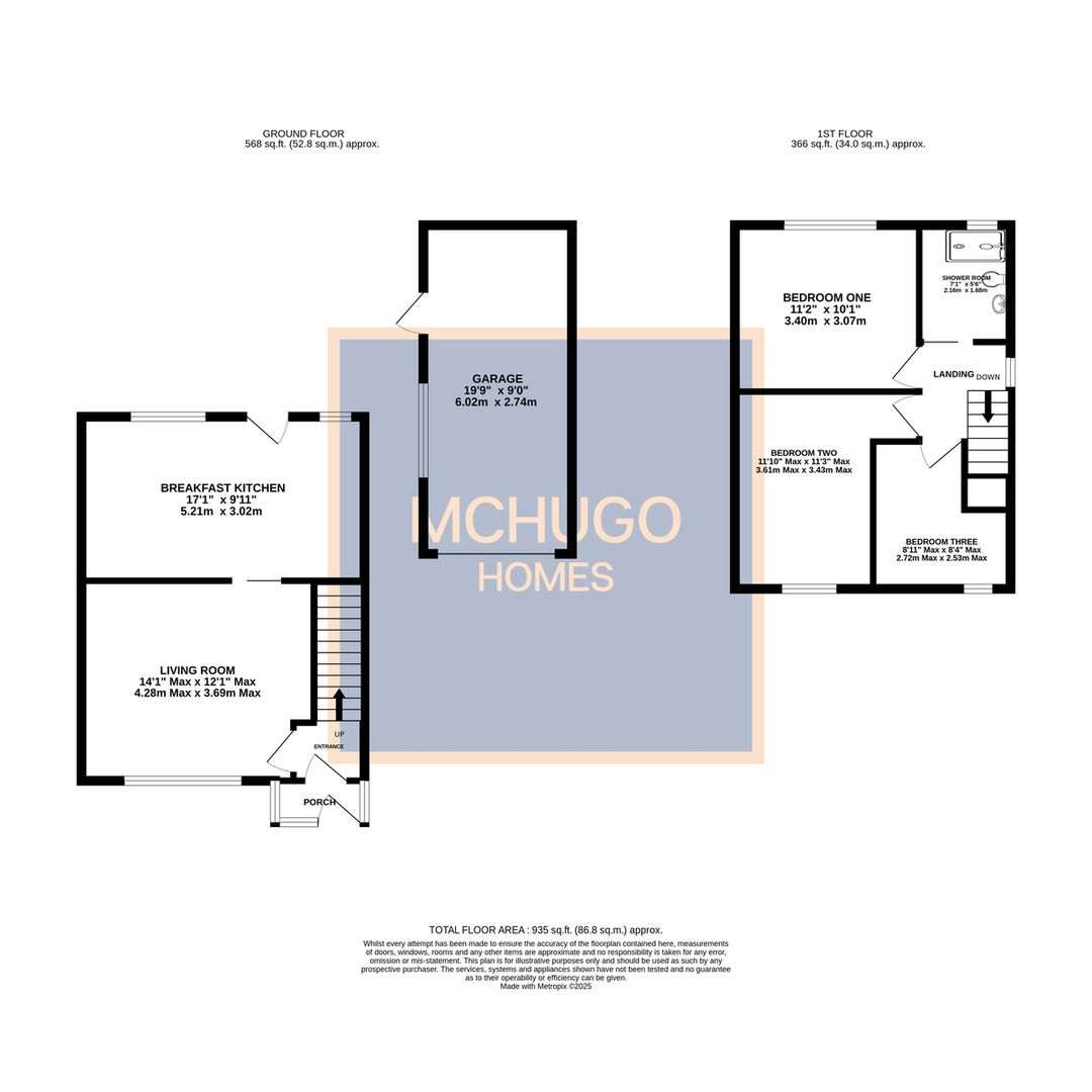 3 bed end of terrace house for sale in 19 Pheasant Road, Smethwick - Property floorplan