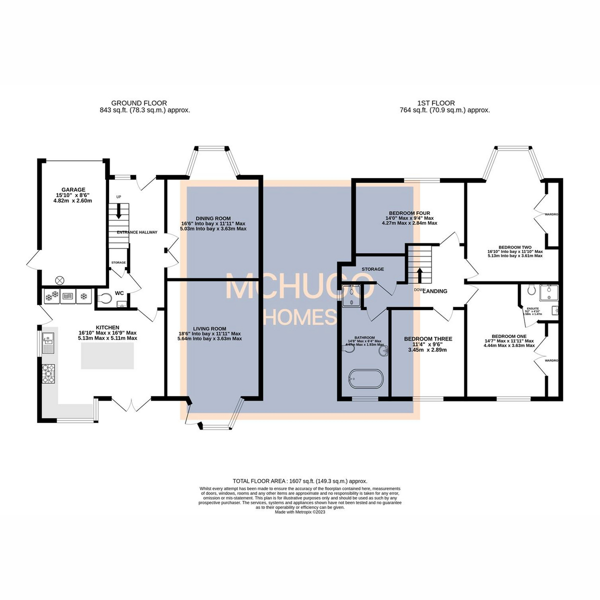 4 bed detached house for sale in Kelmscott Road, Harborne - Property floorplan