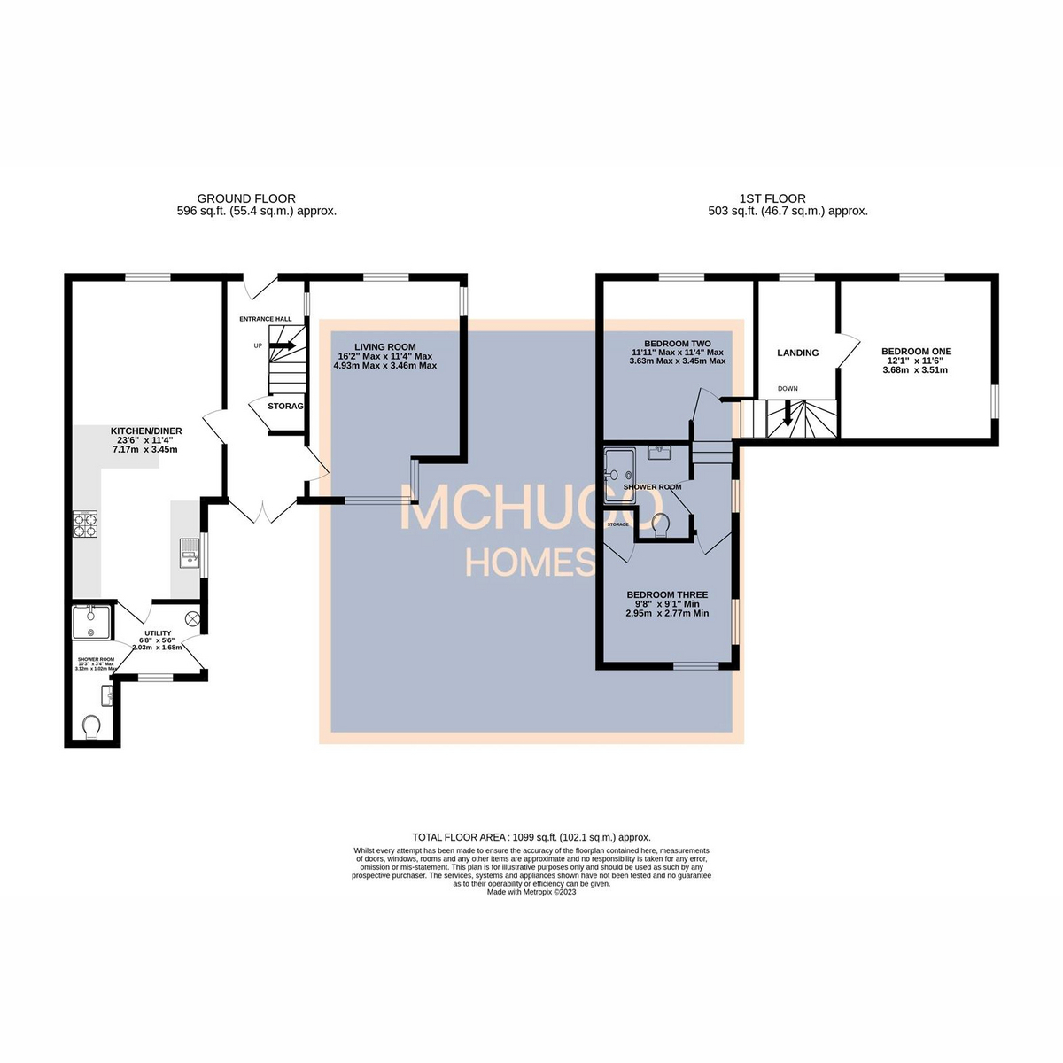 3 bed detached house for sale in Metchley Lane, Harborne - Property floorplan