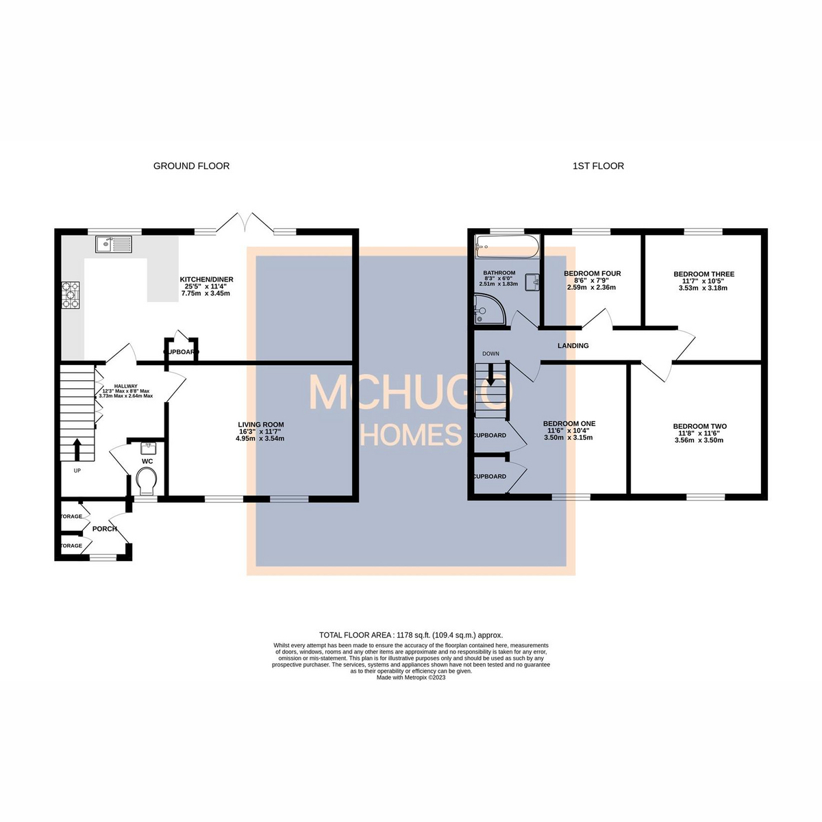 4 bed semi-detached house for sale in Cley Close, Birmingham - Property floorplan