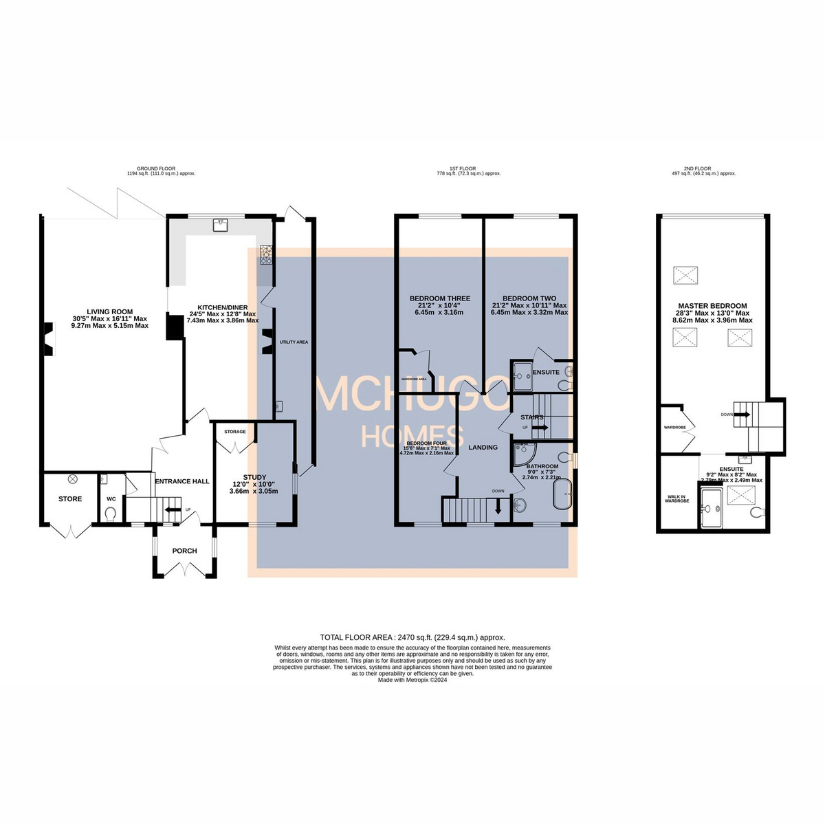 4 bed detached house for sale in Bromsgrove Road, Halesowen - Property floorplan