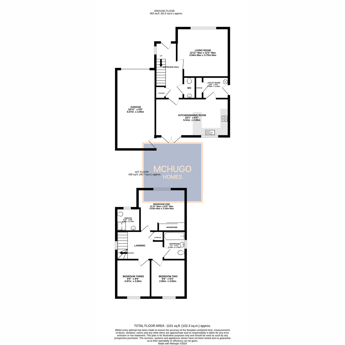 3 bed semi-detached house for sale in Bowler Road, Birmingham - Property floorplan