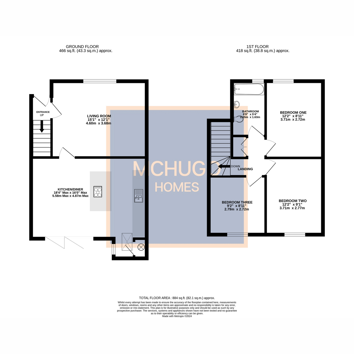 3 bed terraced house for sale in The Circle, Birmingham - Property floorplan