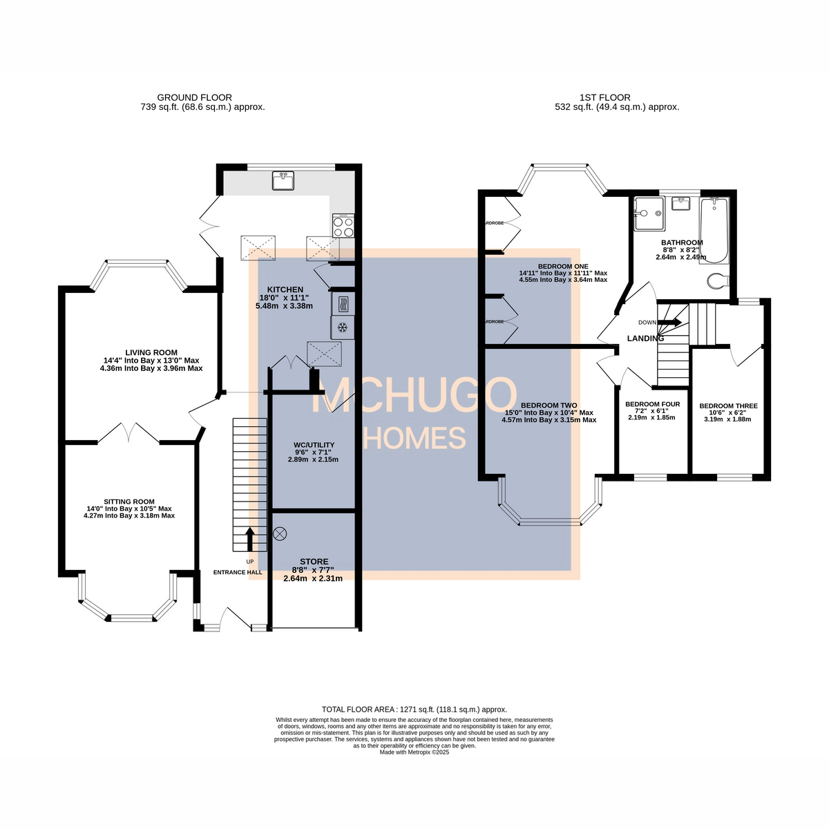 4 bed semi-detached house for sale in Weymoor Road, Harborne - Property floorplan