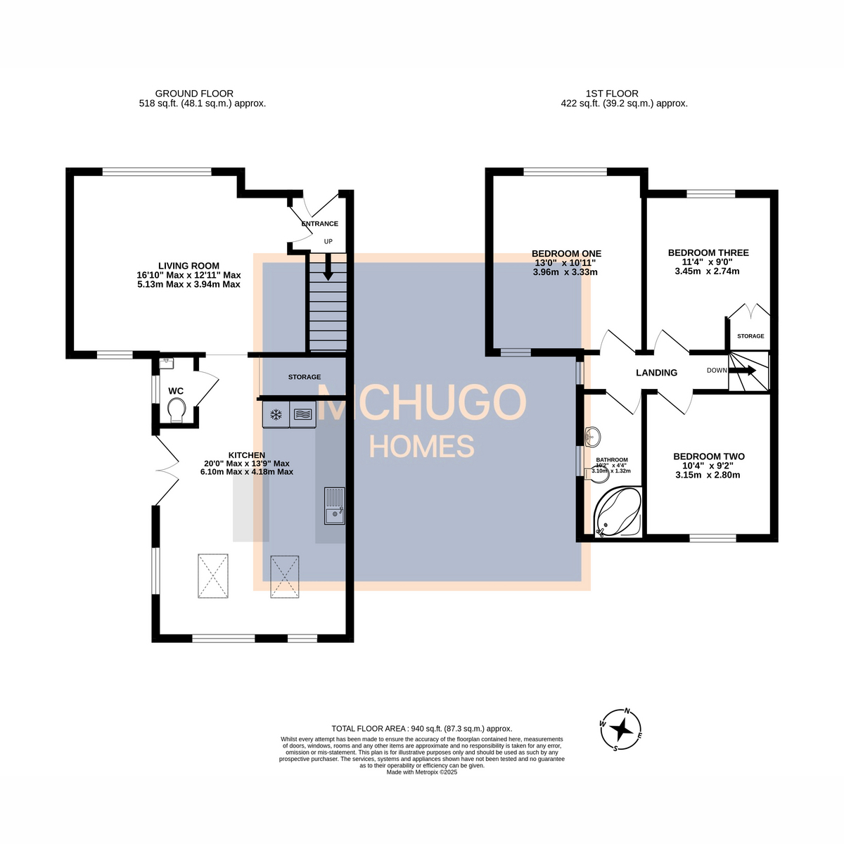 3 bed semi-detached house for sale in Moor Pool Avenue, Birmingham - Property floorplan