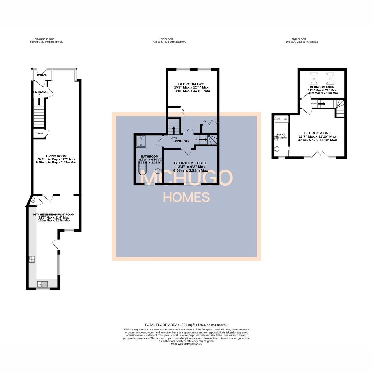 4 bed terraced house for sale in Wood Lane, Birmingham - Property floorplan