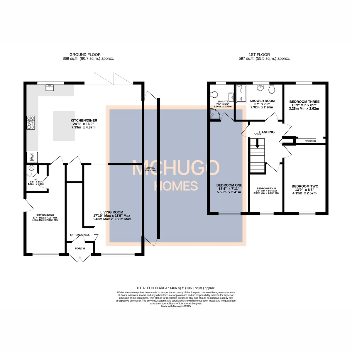 4 bed detached house for sale in Marshwood Croft, Halesowen - Property floorplan