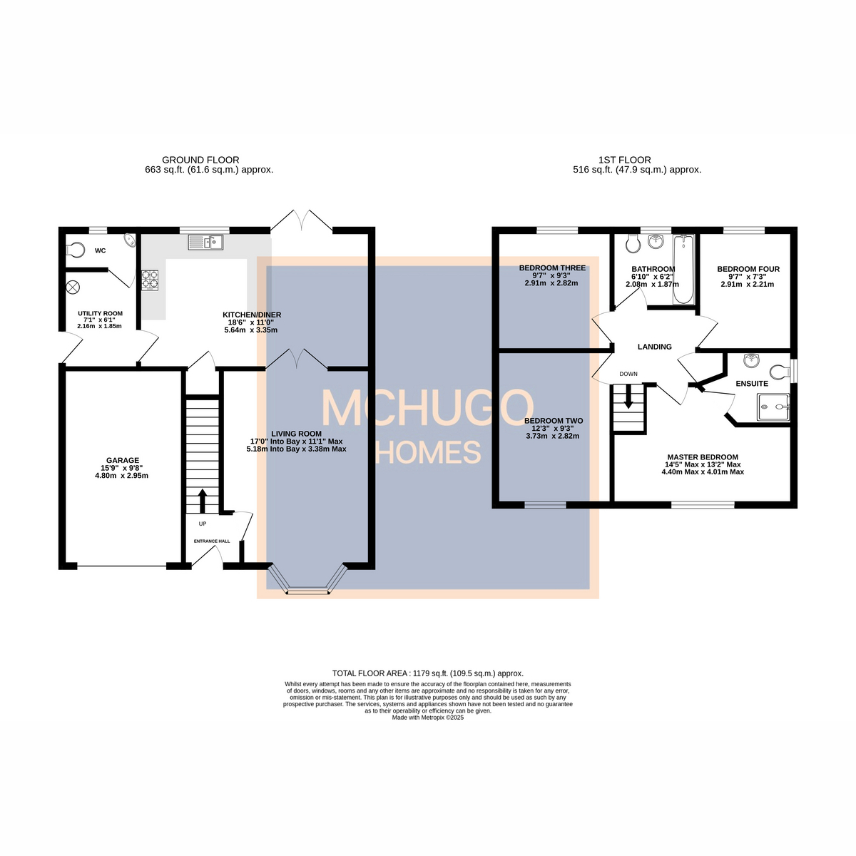 4 bed detached house for sale in Ansell Way, Birmingham - Property floorplan