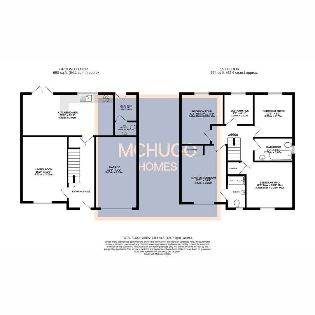 5 bed detached house for sale in Ansell Way, Harborne, B32 2AT, - Property floorplan