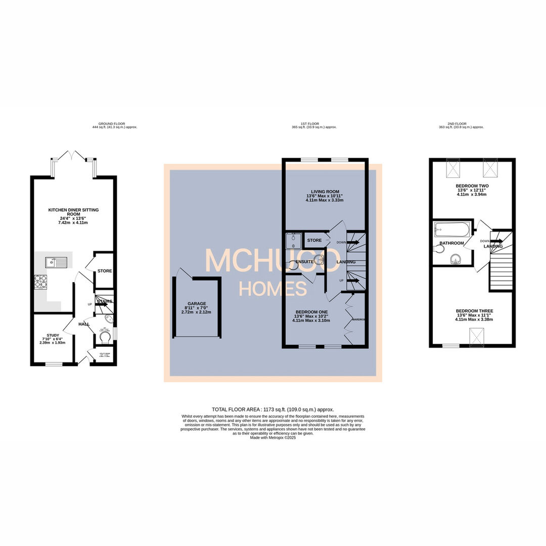 3 bed semi-detached house for sale in Perrott Way, Harborne, B17 8LW - Property floorplan