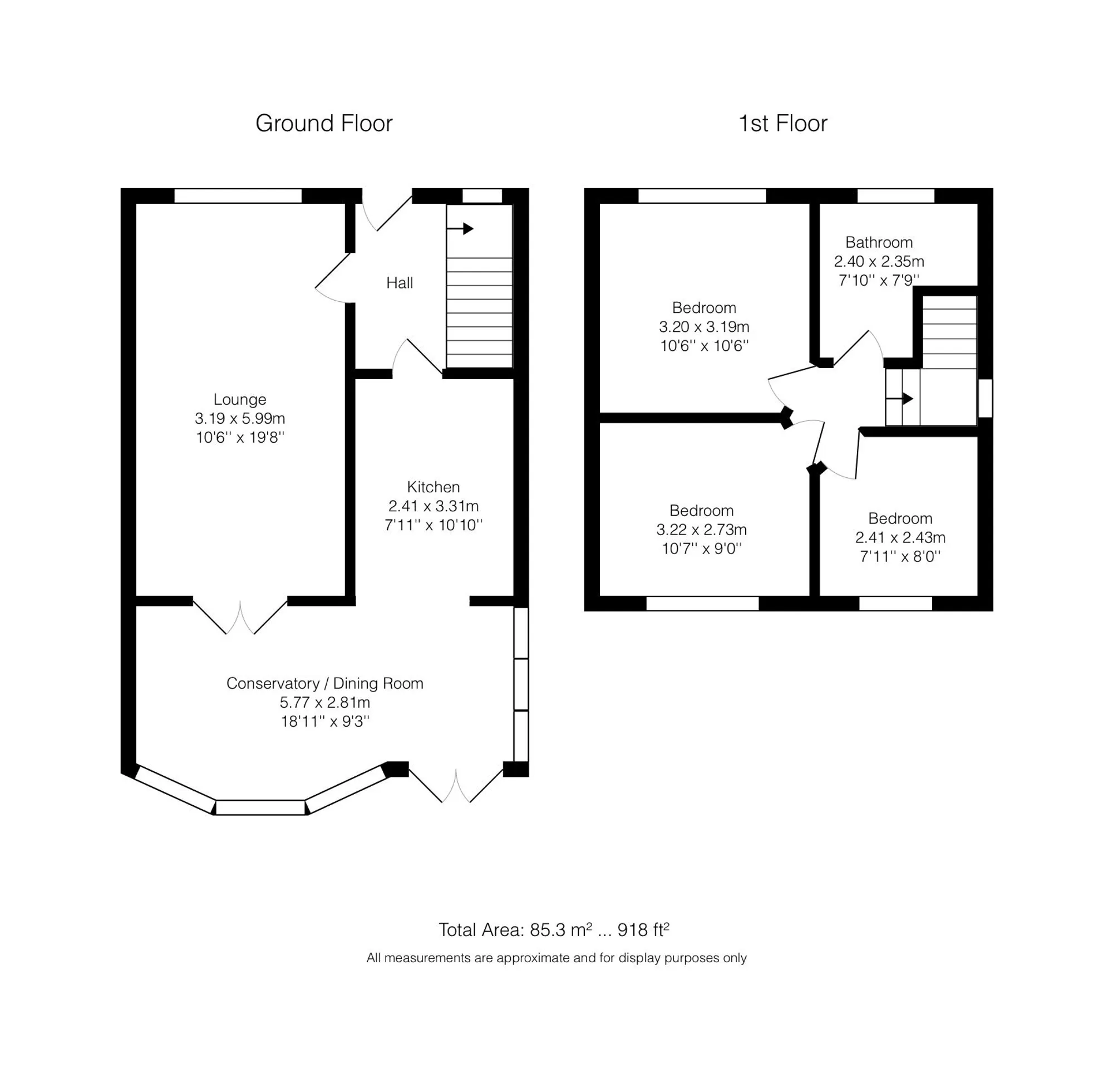 3 bed semi-detached house for sale in Dover Road, Liverpool - Property floorplan