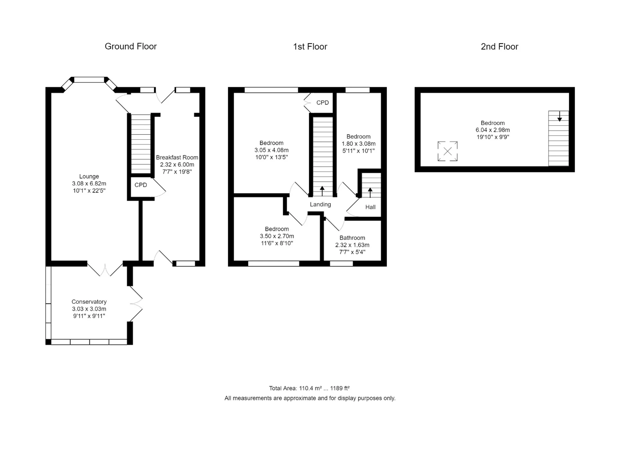 3 bed mid-terraced house for sale in Westmorland Avenue, Liverpool - Property floorplan
