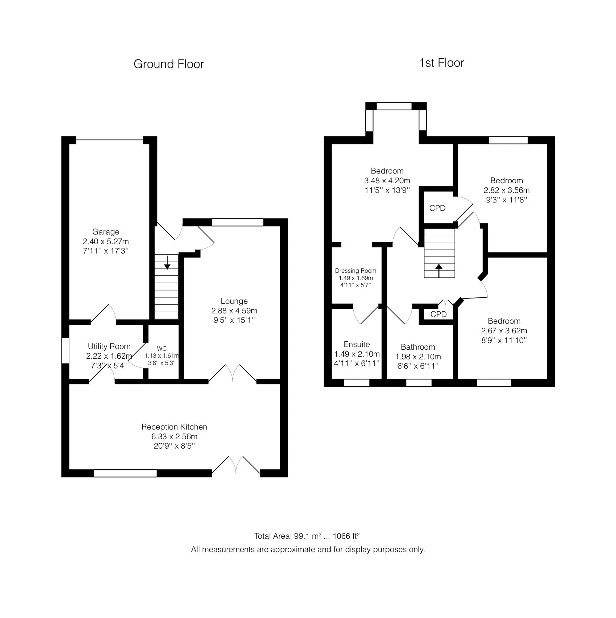 3 bed detached house for sale in Clay Drive, Liverpool - Property floorplan