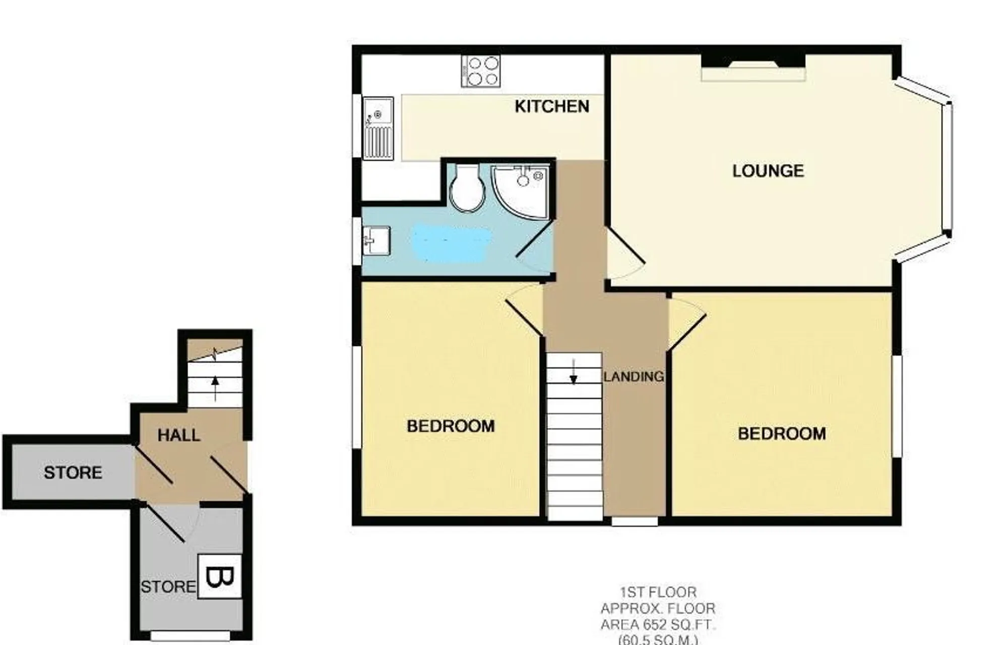 2 bed flat for sale in Moorhey Road, Liverpool - Property floorplan