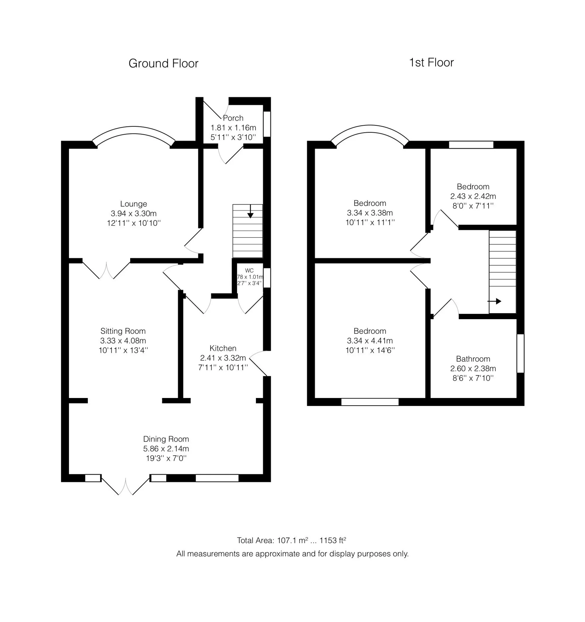 3 bed semi-detached house for sale in Northway, Liverpool - Property floorplan