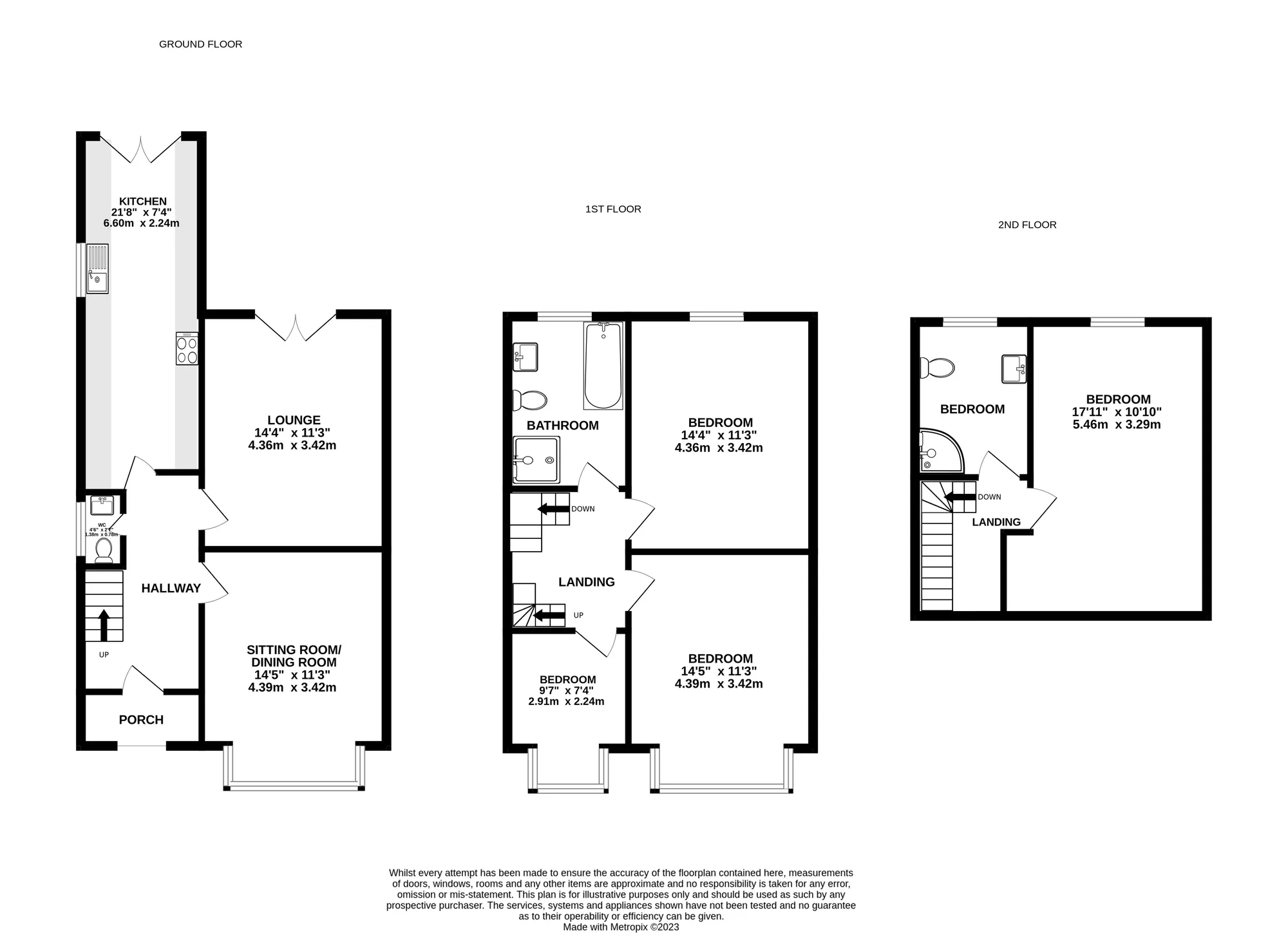 4 bed semi-detached house for sale in Moorfield Road, Liverpool - Property floorplan