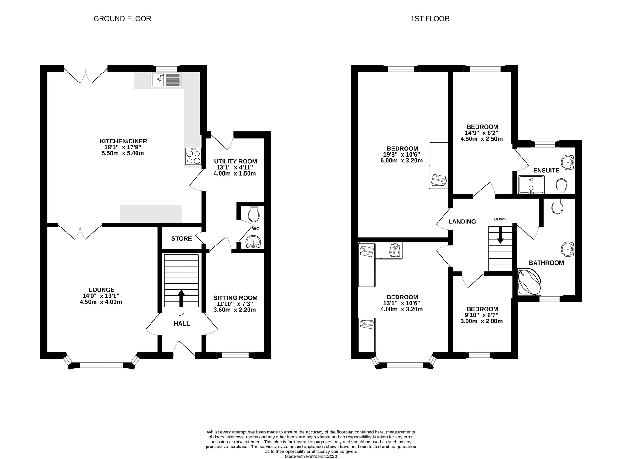 4 bed semi-detached house for sale in Wills Avenue, Liverpool - Property floorplan
