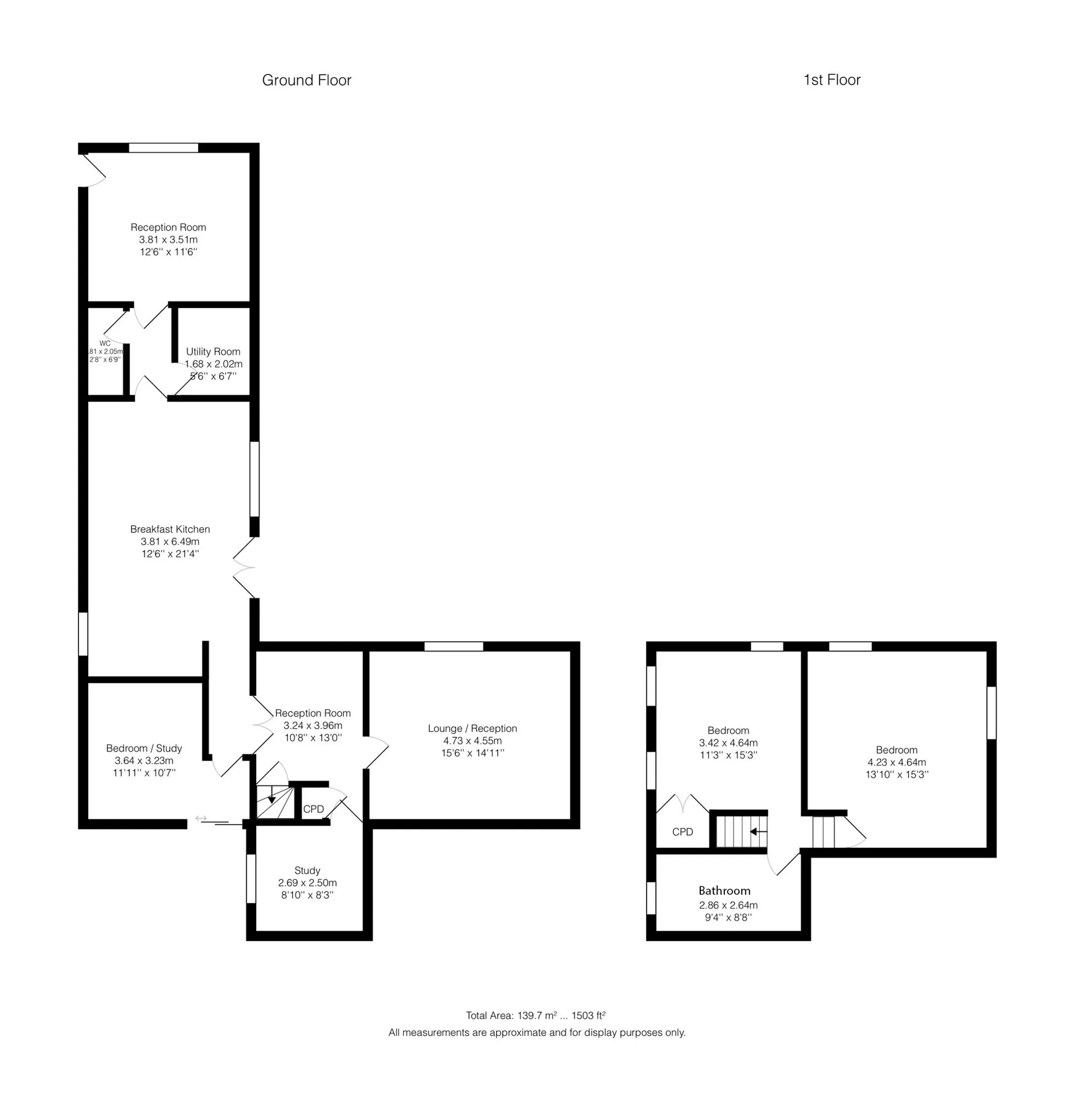 3 bed semi-detached house for sale in Tithebarn Lane, Liverpool - Property floorplan