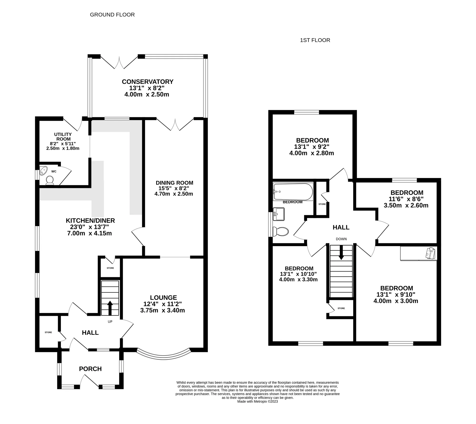 4 bed semi-detached house for sale in Mosshill Close, Liverpool - Property floorplan
