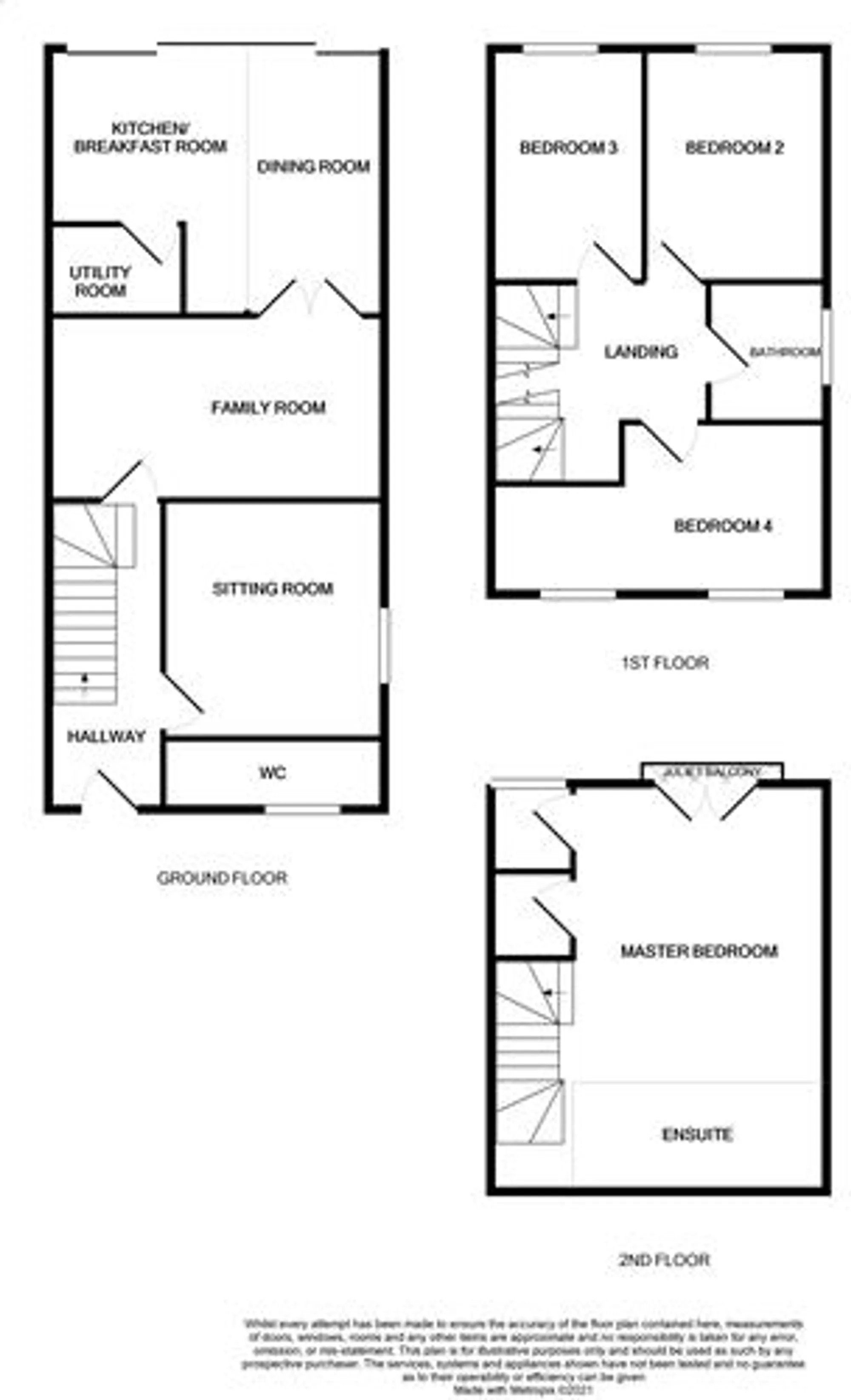 4 bed semi-detached house for sale in Moorgate Avenue, Liverpool - Property floorplan