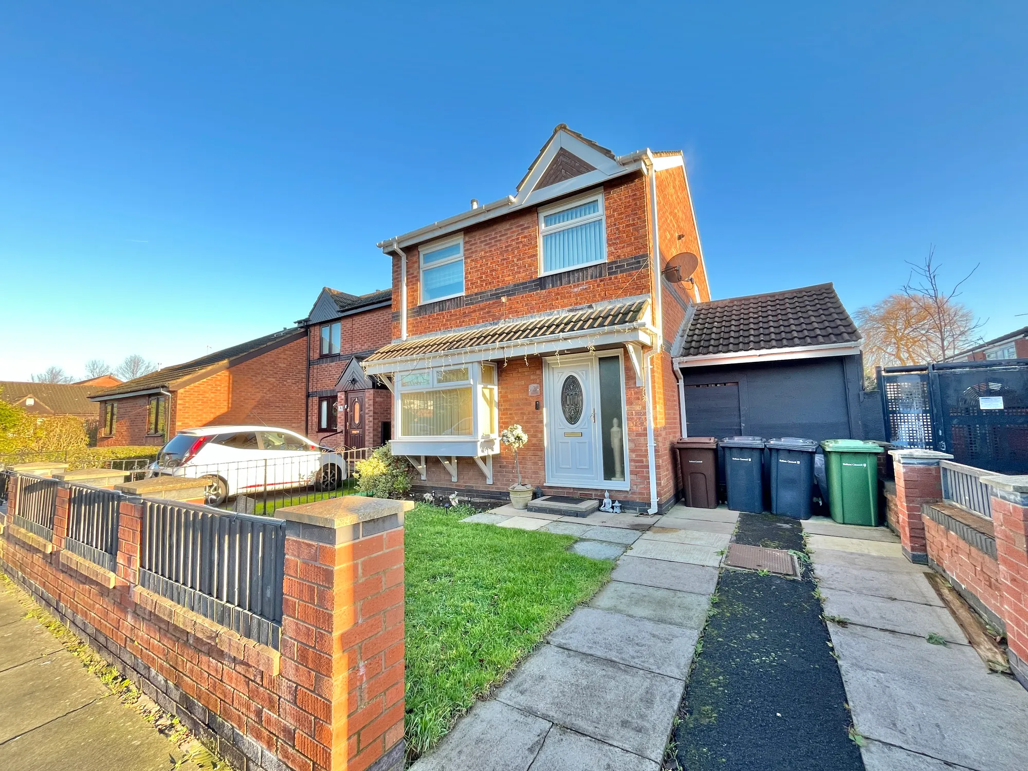NO CHAIN!!! Nestled within the tranquil cul-de-sac of 'Hedgecroft,' just off Runnells Lane in Thornton, this three-bedroom semi-detached residence offers a warm and inviting atmosphere for prospective homeowners.