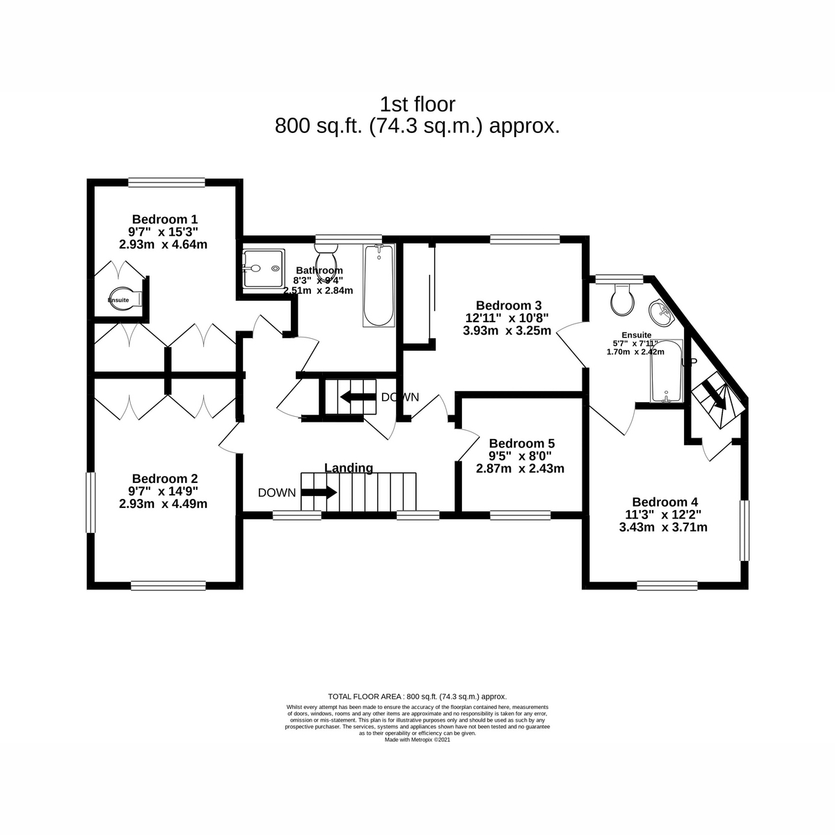 5 bed detached house for sale in Green Lane, Stockport - Property floorplan