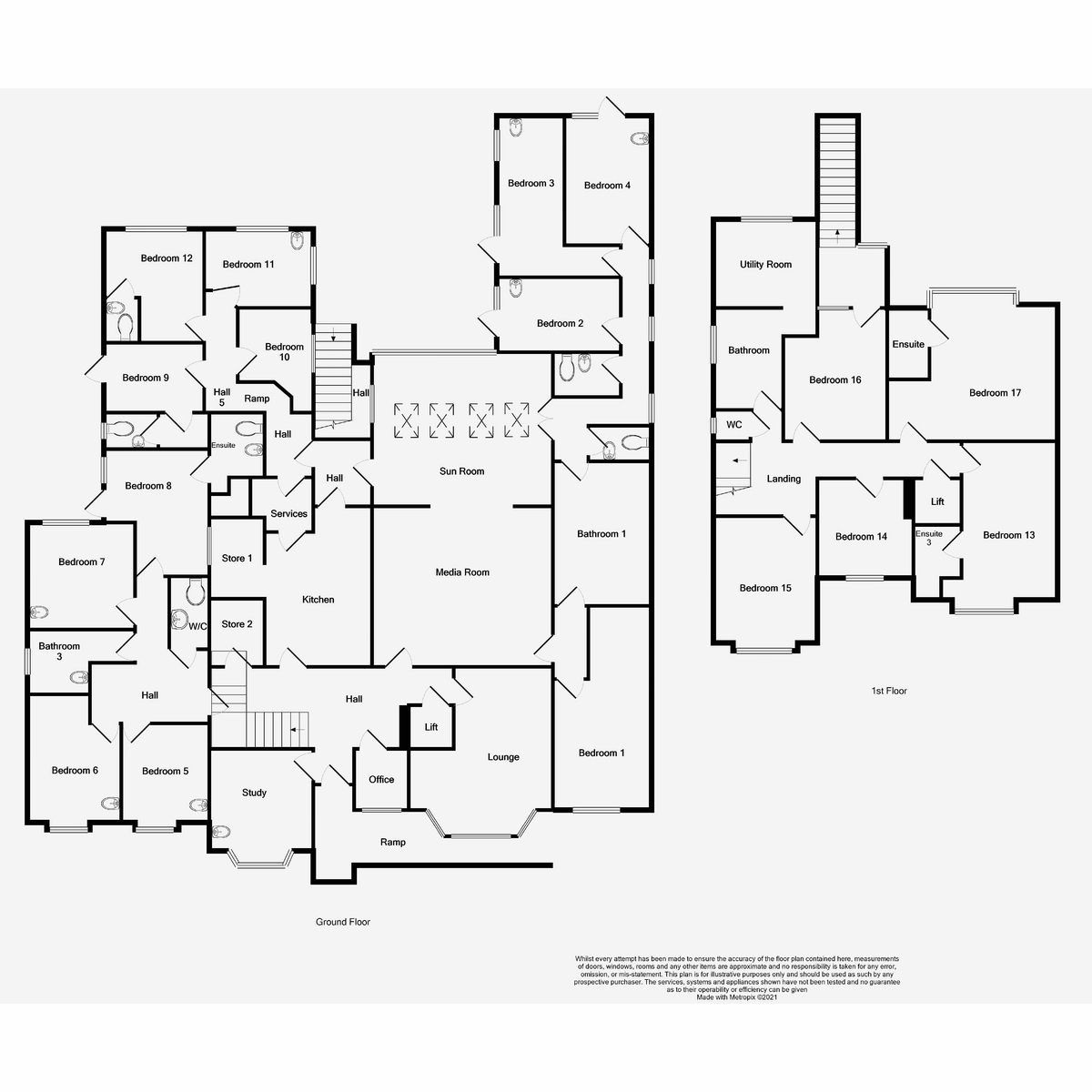 7 bed detached house for sale in Fir Road, Stockport - Property floorplan