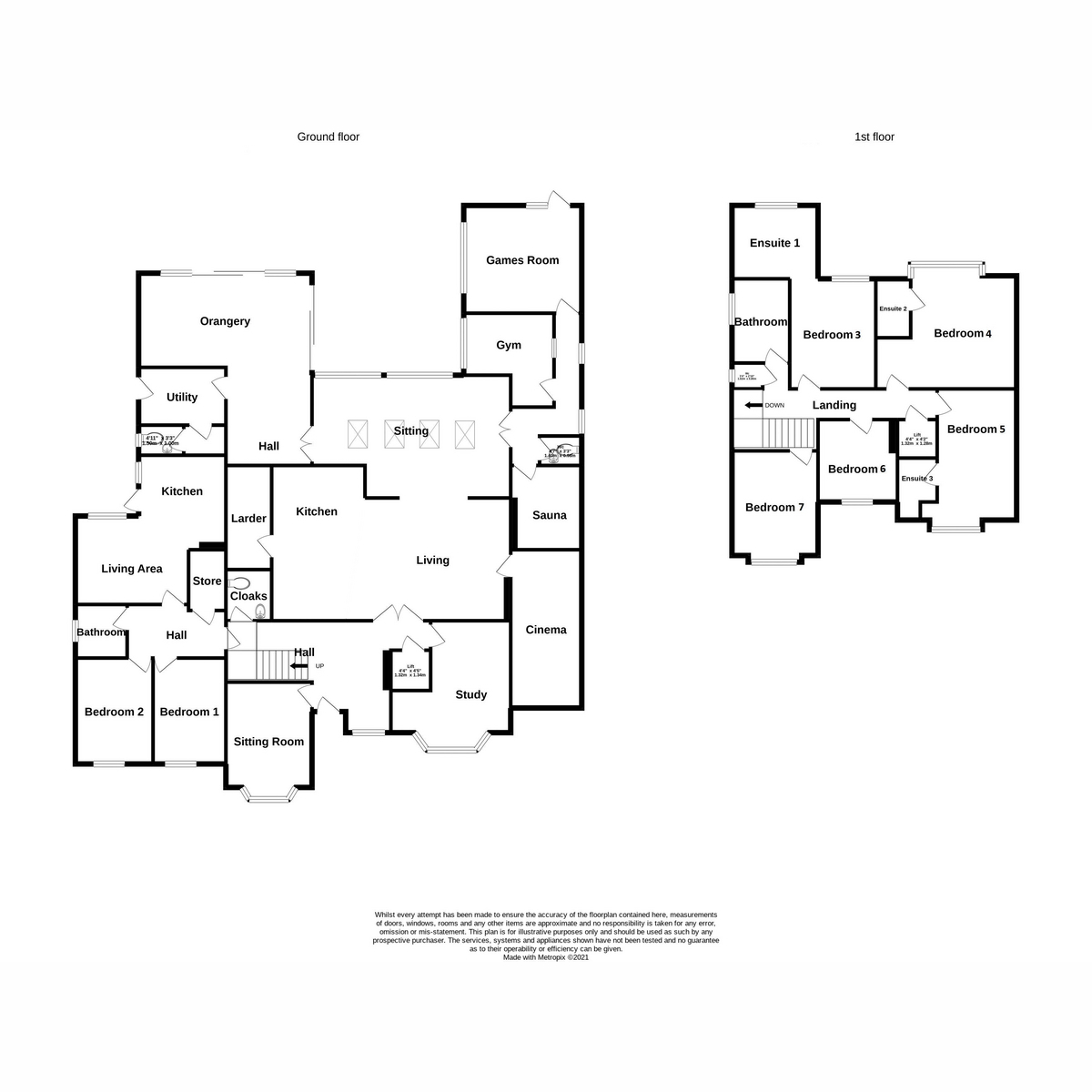 7 bed detached house for sale in Fir Road, Stockport - Property floorplan