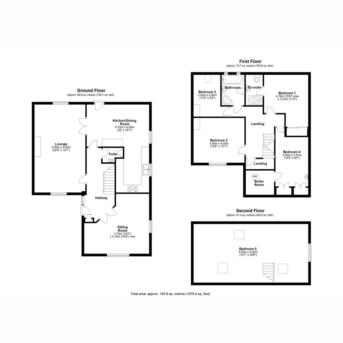 5 bed barn conversion for sale in Old Hall Lane, Stockport - Property floorplan