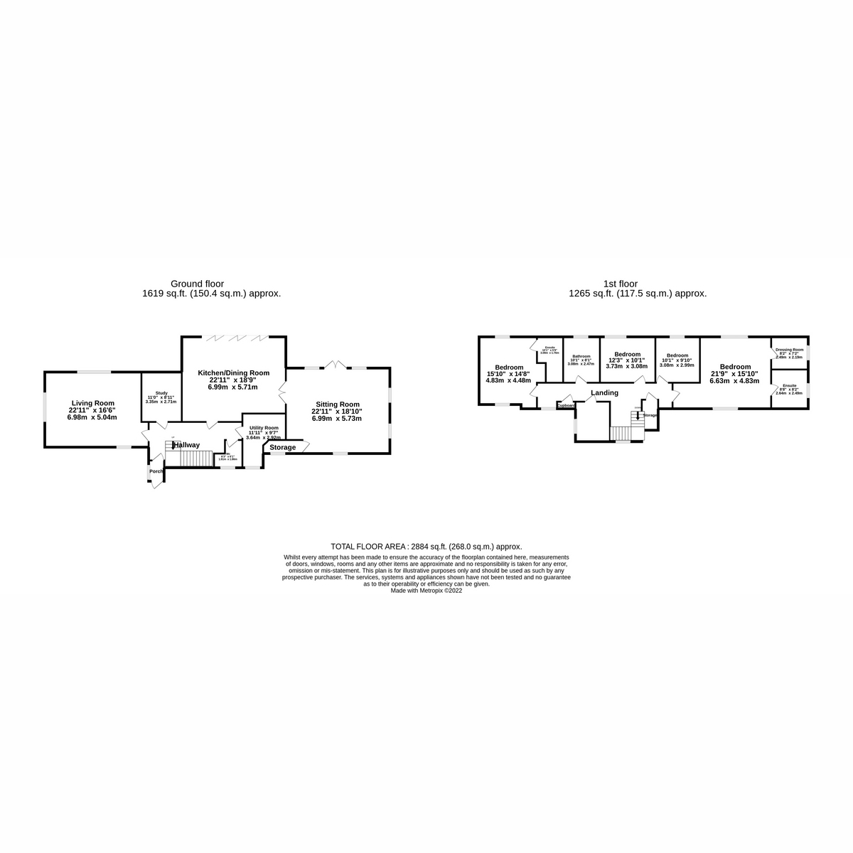 5 bed detached house for sale in Moss Lane, Stockport - Property floorplan