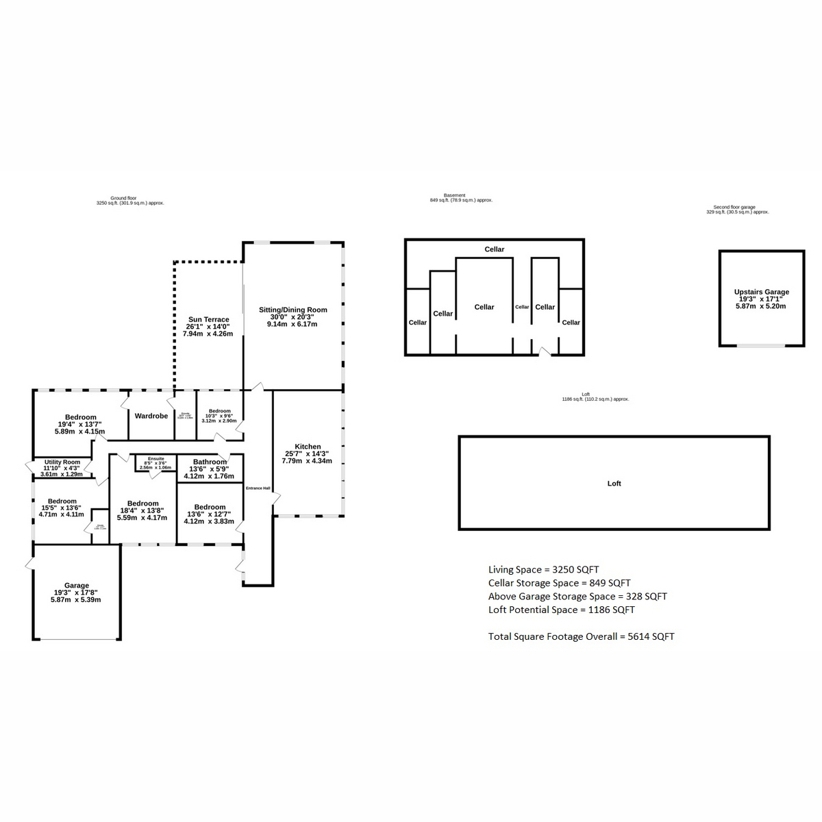 5 bed detached house for sale in Brook Lane, Alderley Edge - Property floorplan