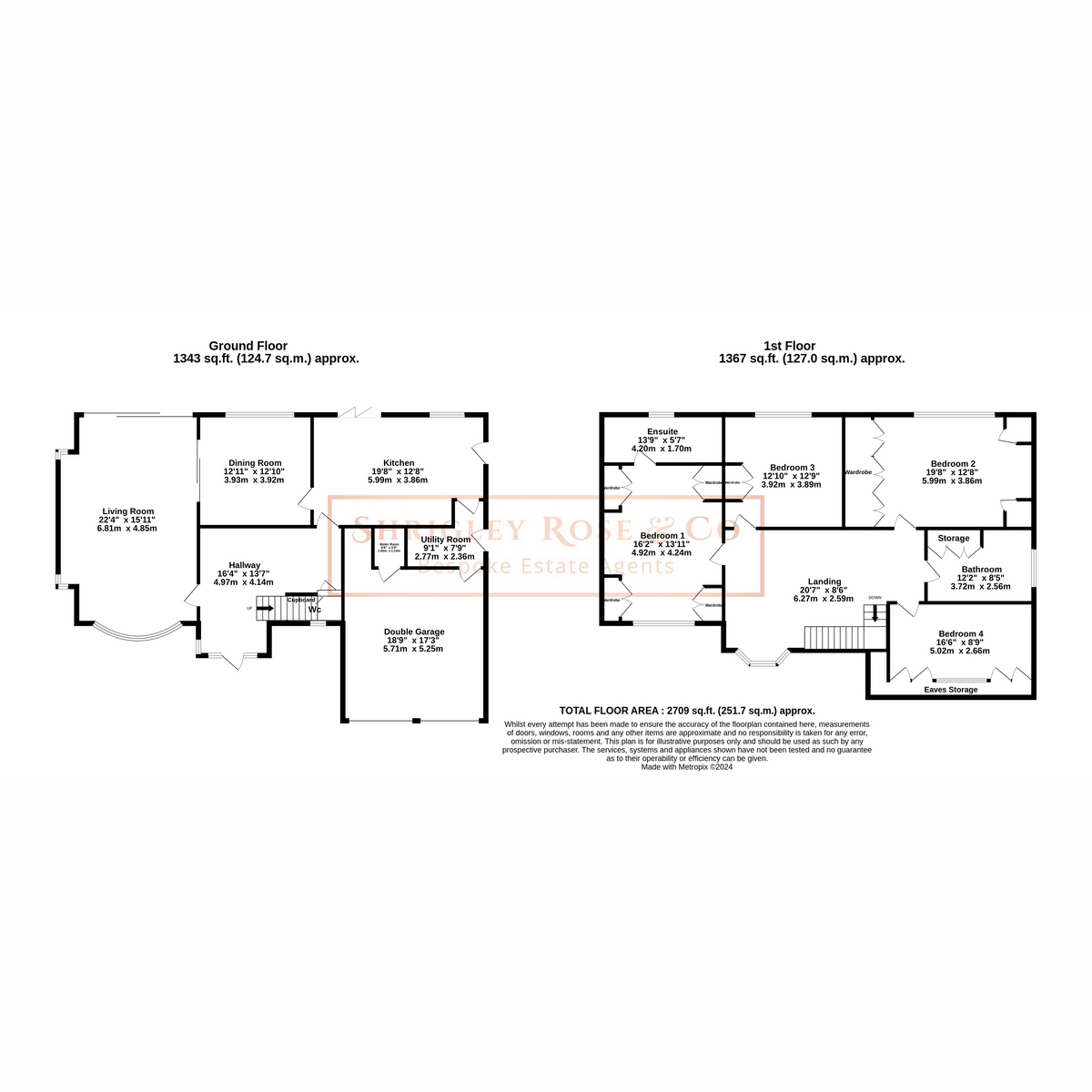 4 bed detached house for sale in Southern Crescent, Stockport - Property floorplan