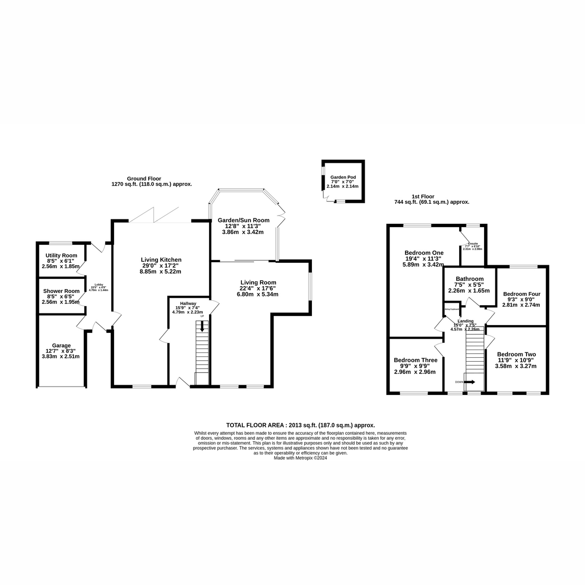 4 bed detached house for sale in Hardy Drive, Stockport - Property floorplan