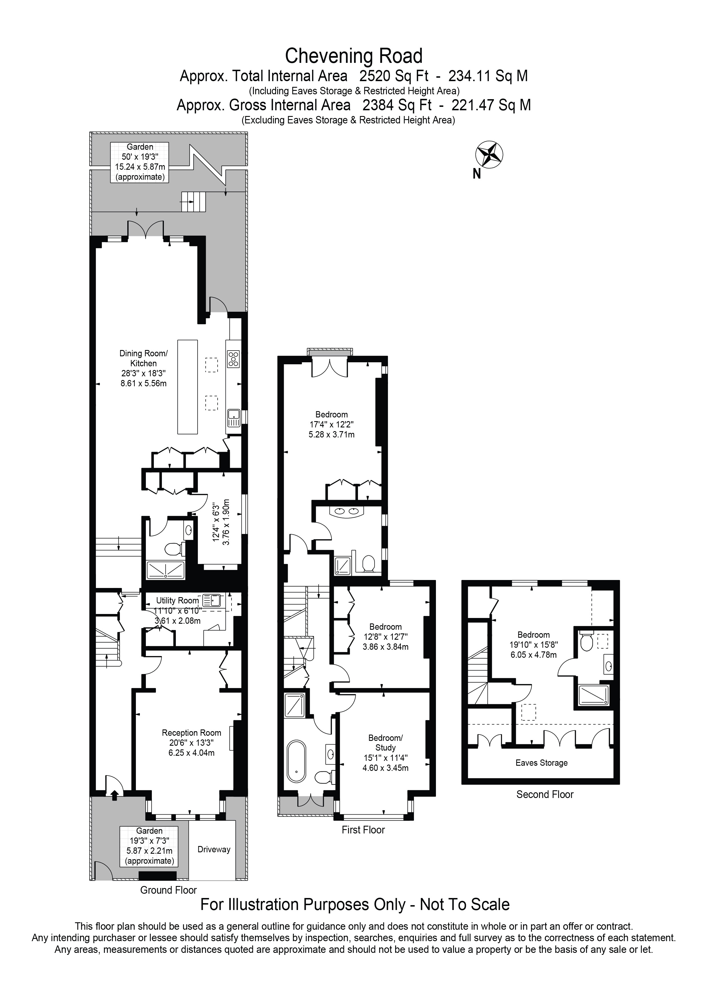 5 bed house for sale in Chevening Road, London - Property Floorplan