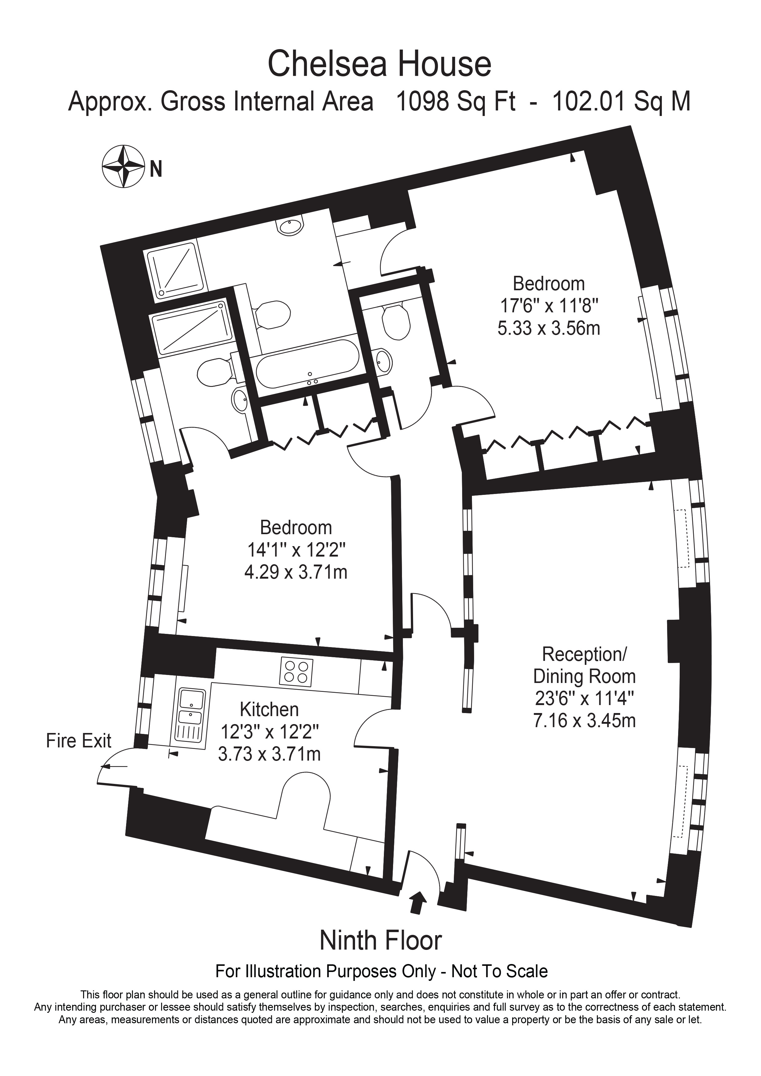 2 bed apartment for sale in Lowndes Street, London - Property Floorplan