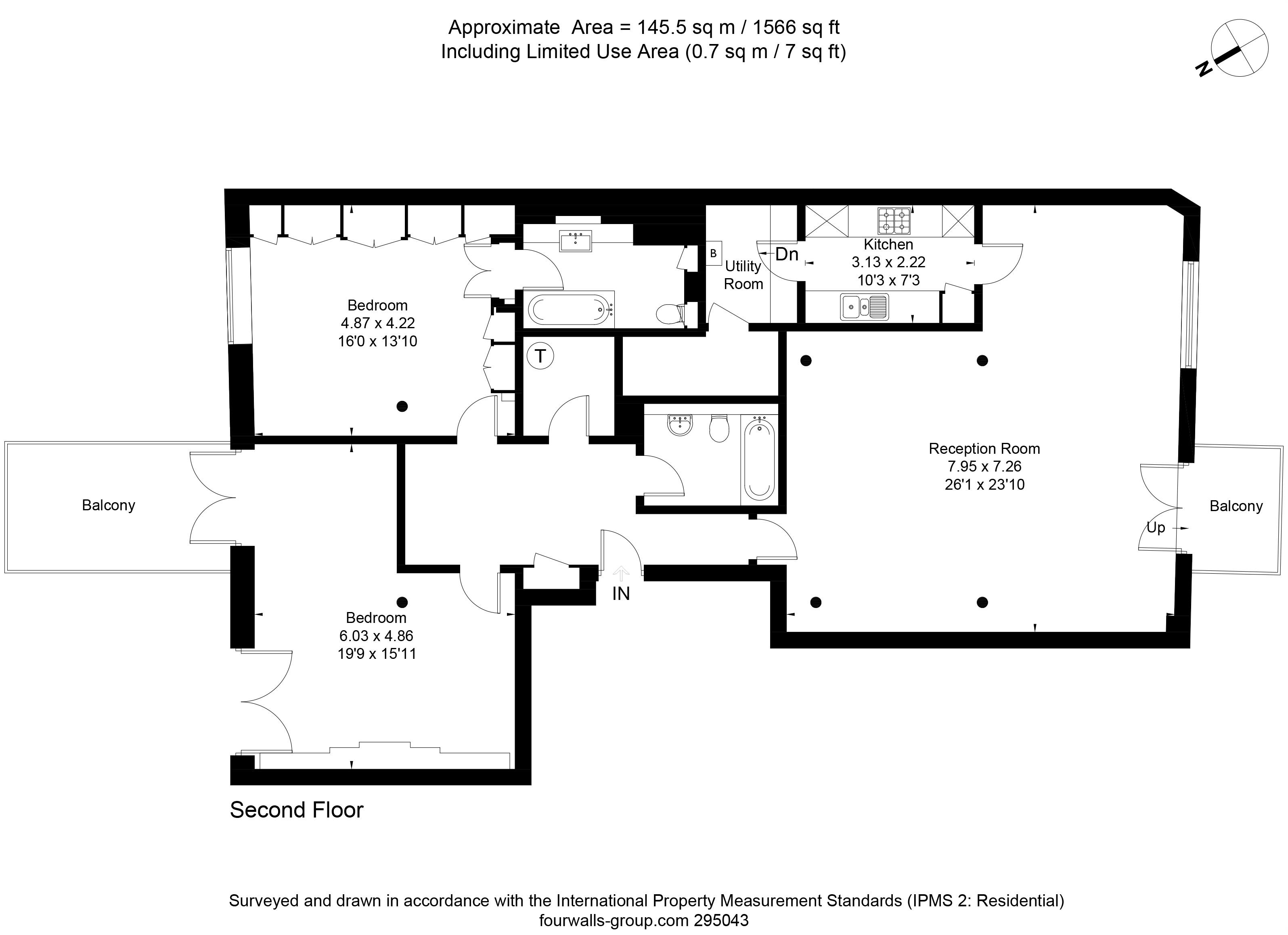 2 bed apartment for sale in Cardamom Building, 31 Shad Thames - Property Floorplan