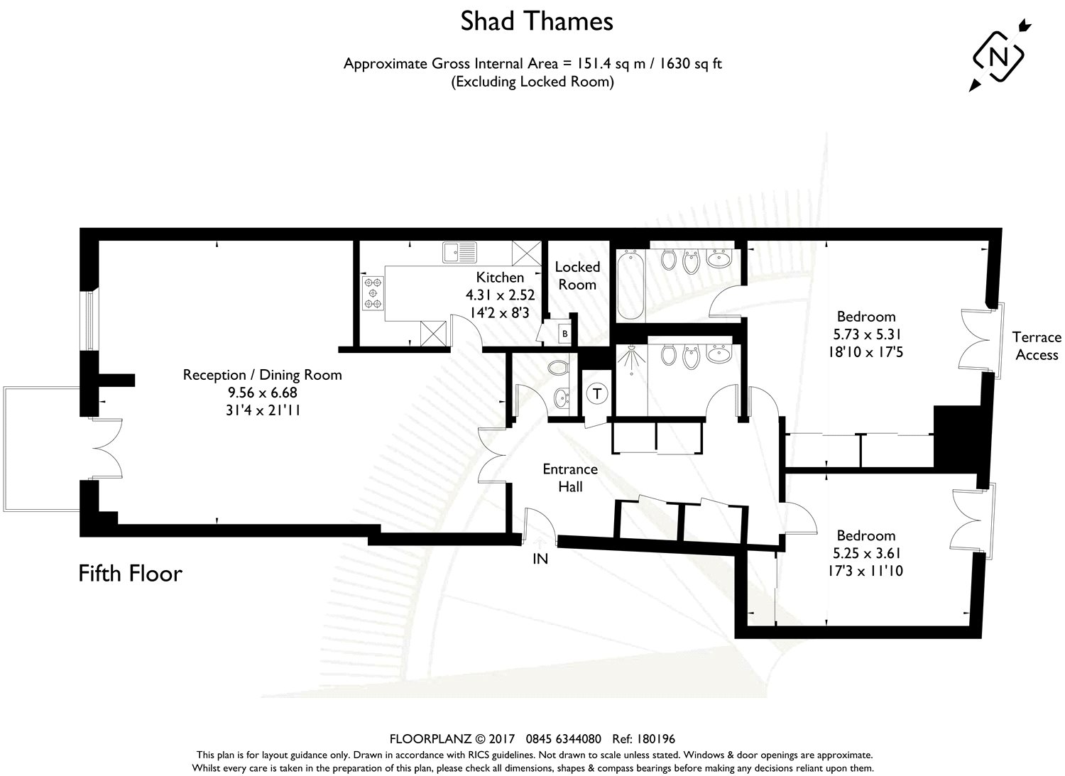 2 bed apartment for sale in Butlers Wharf Building, 36 Shad Thames - Property Floorplan