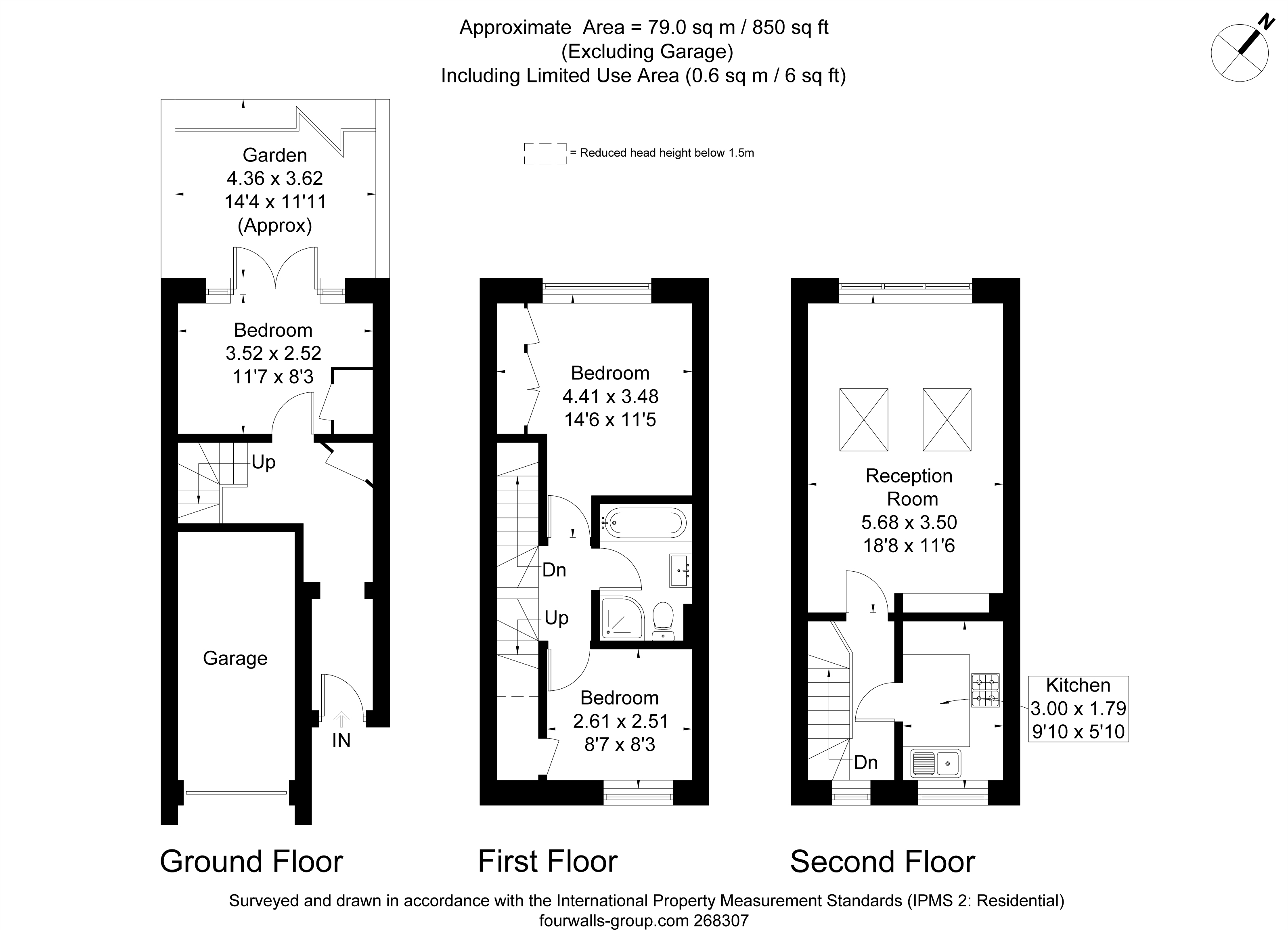 3 bed house for sale in Lafone Street, London - Property floorplan