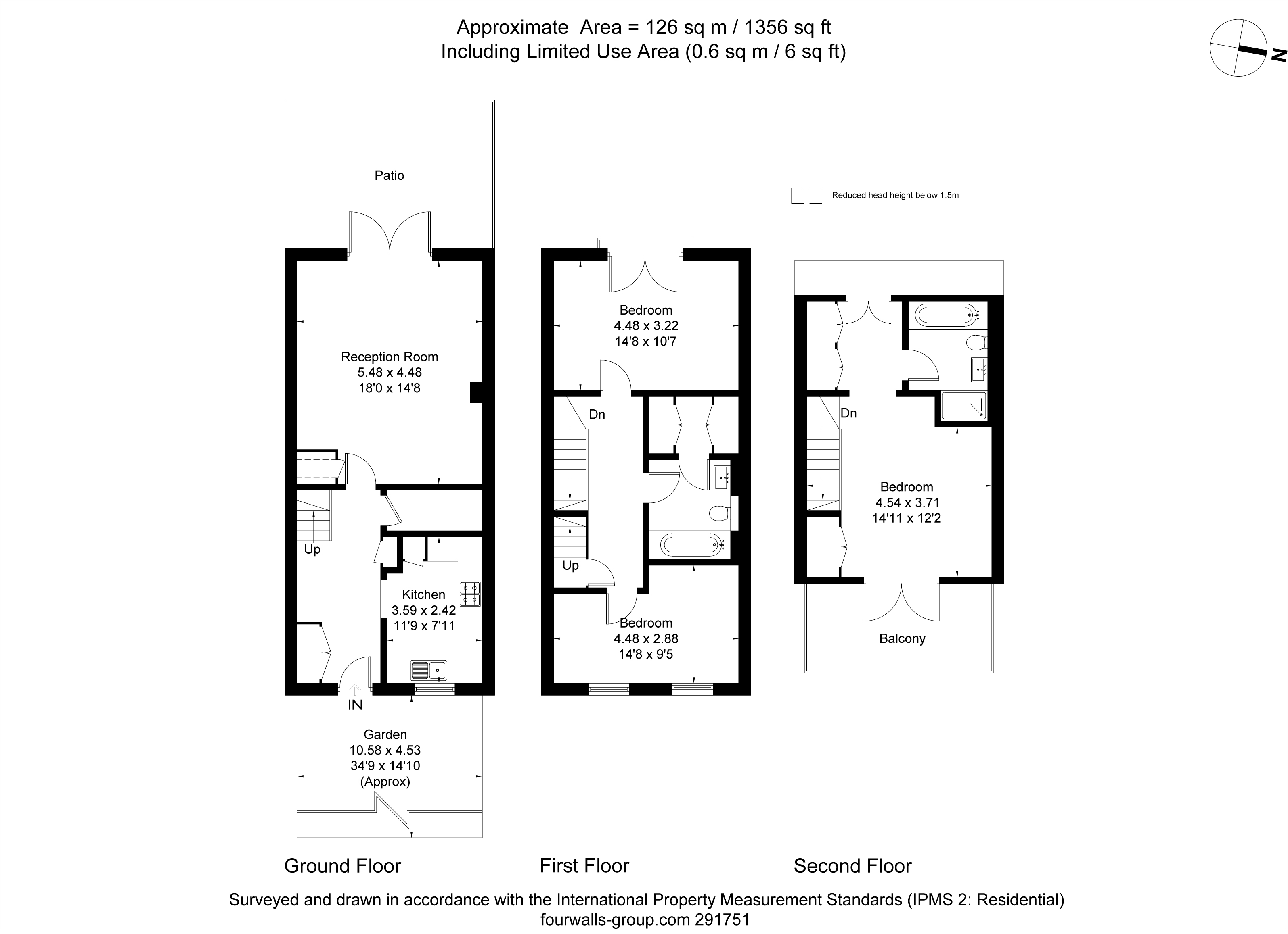 3 bed house for sale in Butlers & Colonial Wharf, London - Property Floorplan