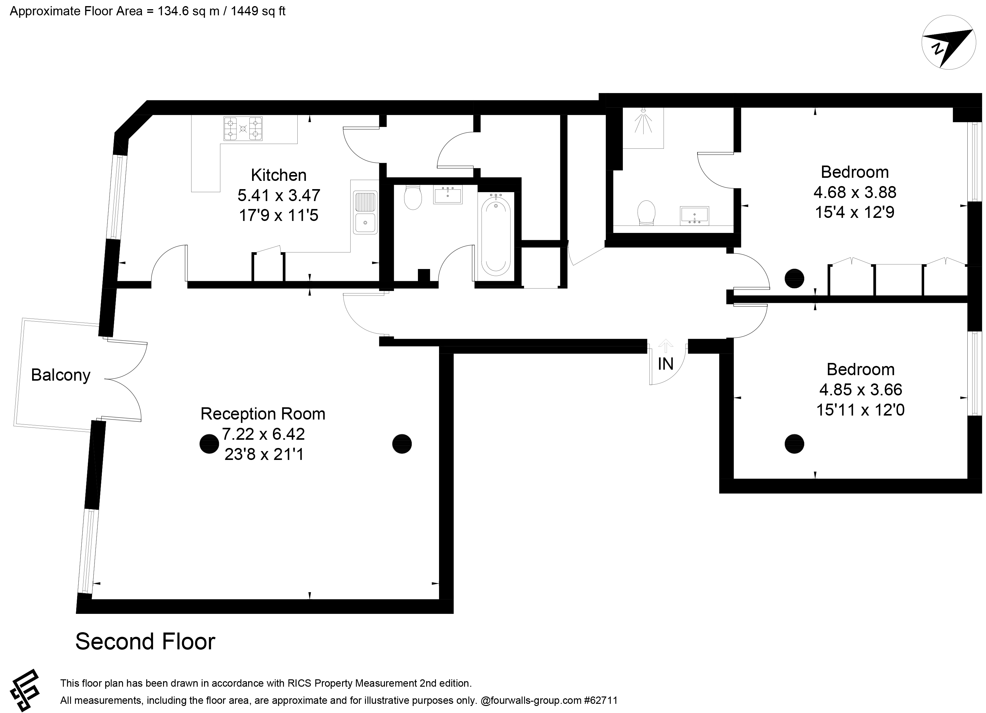 2 bed apartment for sale in Shad Thames, London - Property floorplan