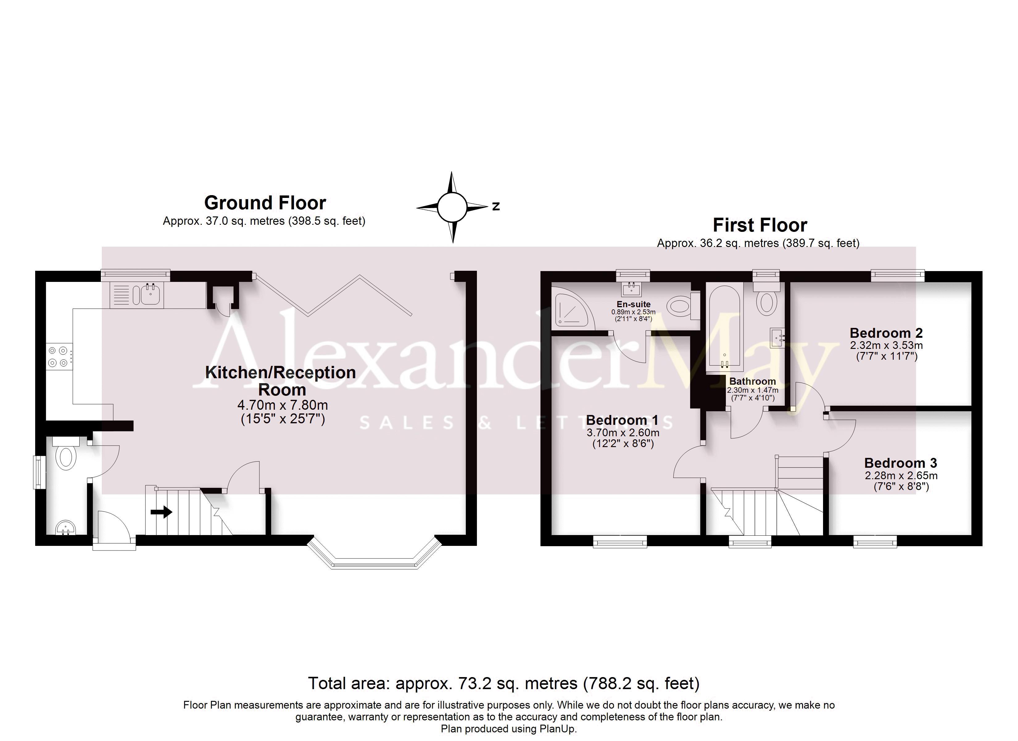 3 bed house for sale in St Marks Rise, Dursley - Property Floorplan