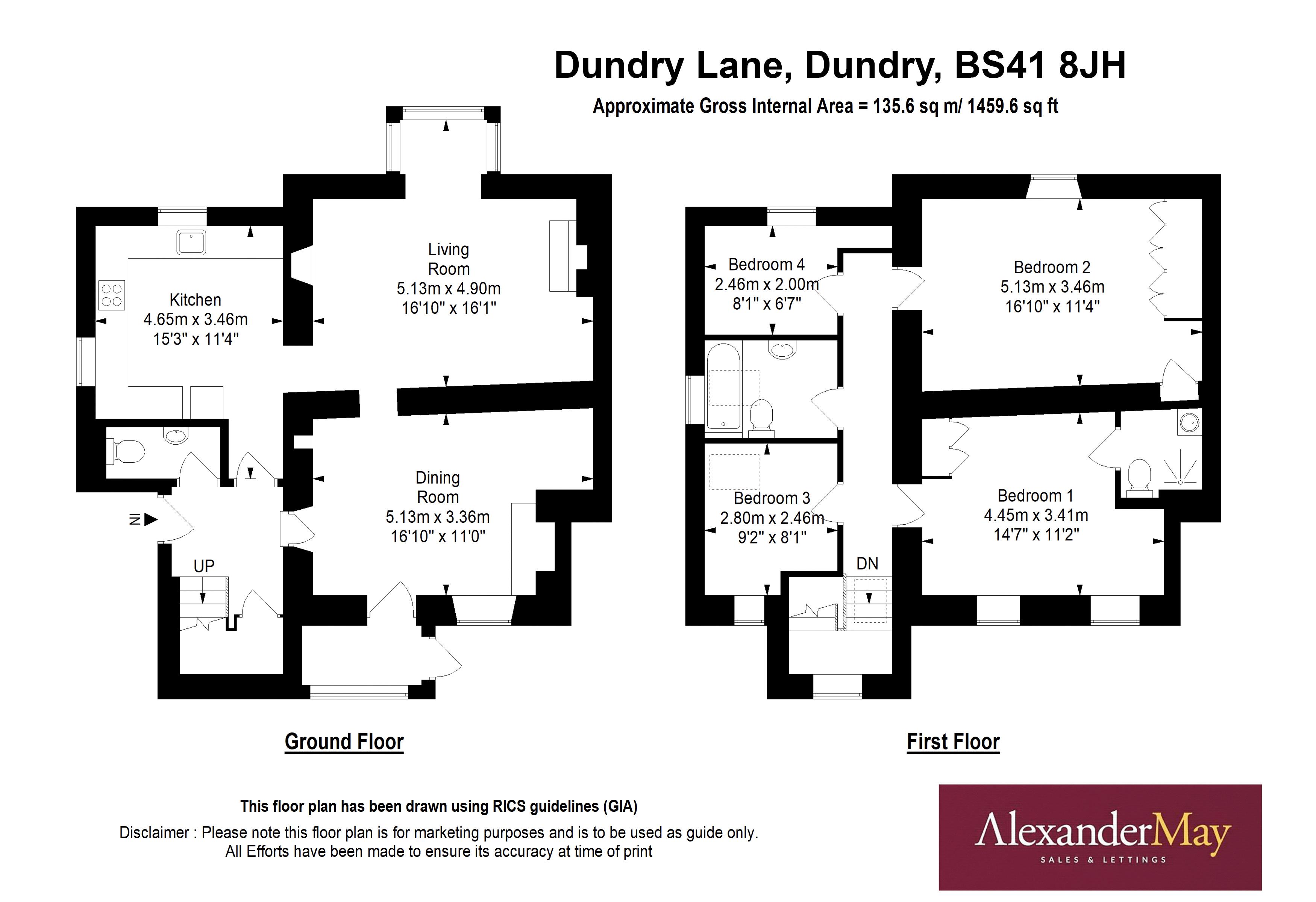 4 bed house for sale in Dundry Lane, Bristol - Property Floorplan