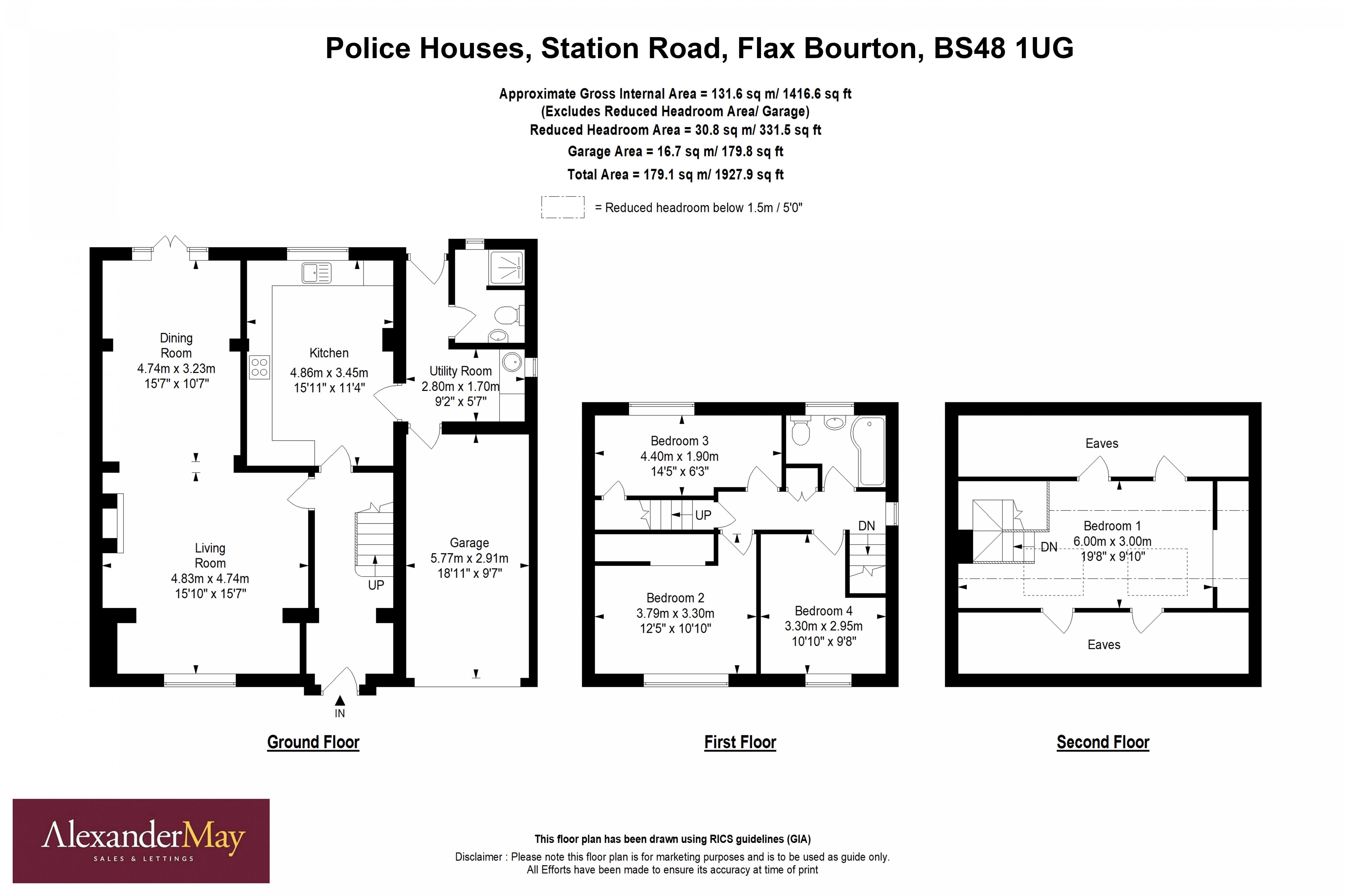 4 bed house for sale in Station Road, Bristol - Property Floorplan