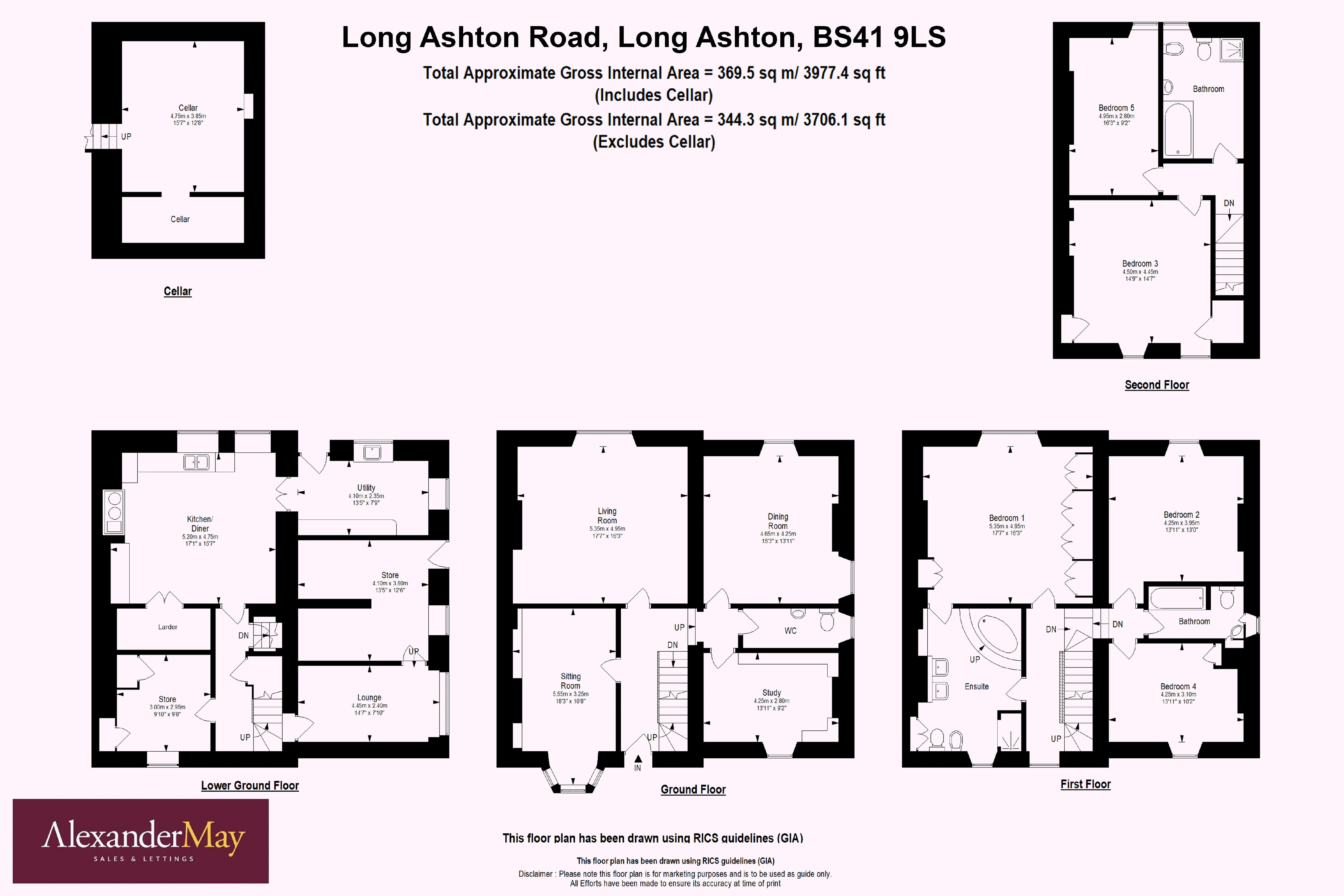 5 bed house for sale in 120 Long Ashton Road, Bristol - Property Floorplan